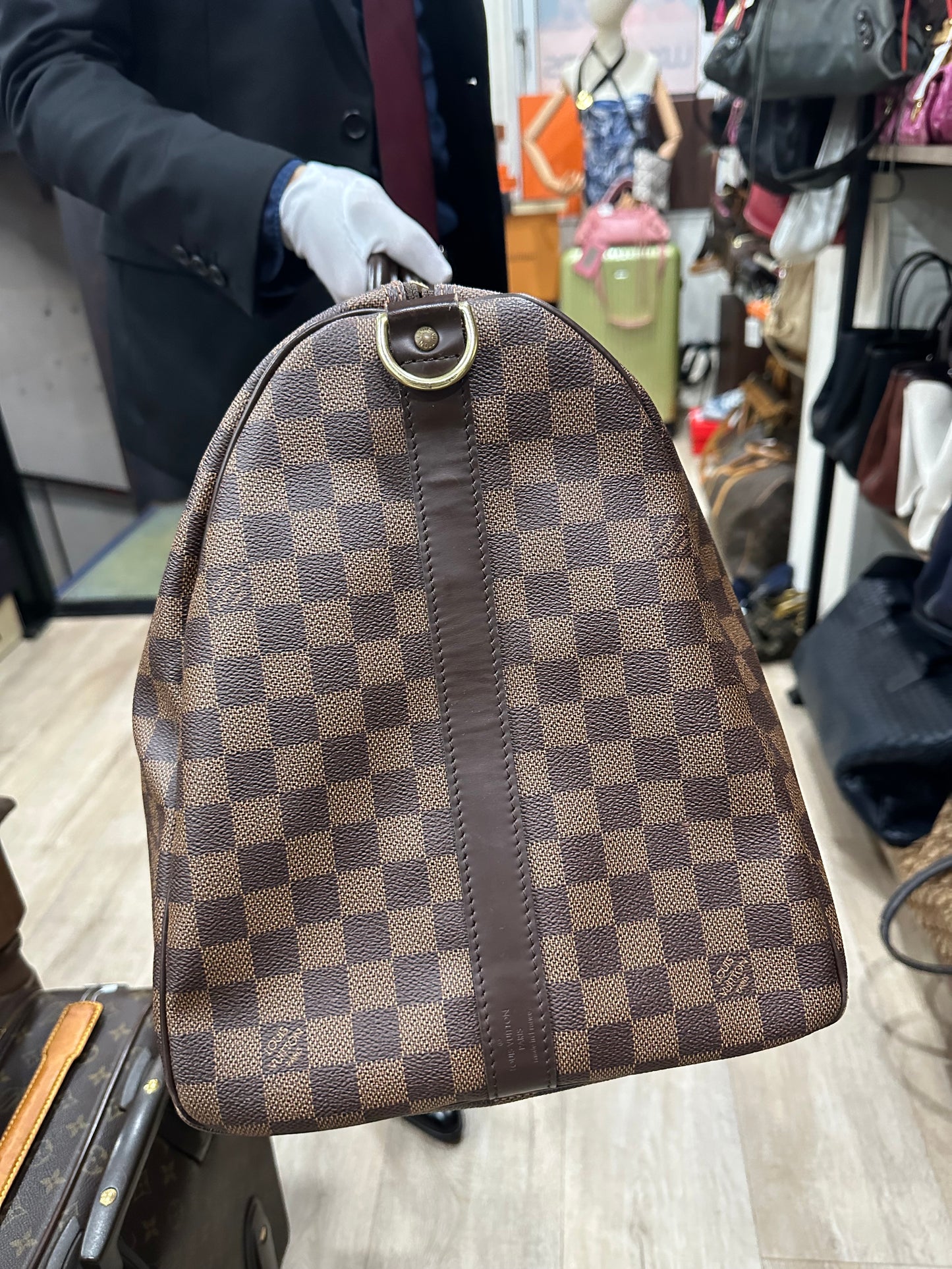 Louis Vuitton Damier ebene keepall 55
