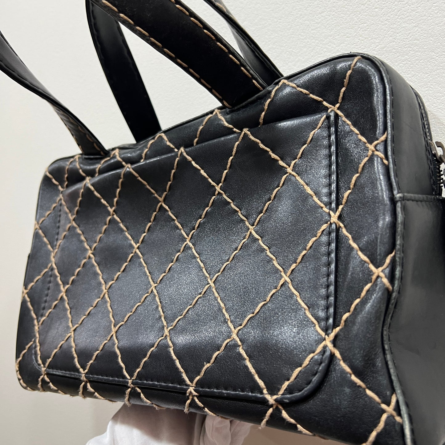 CHANEL V stitch Handbag