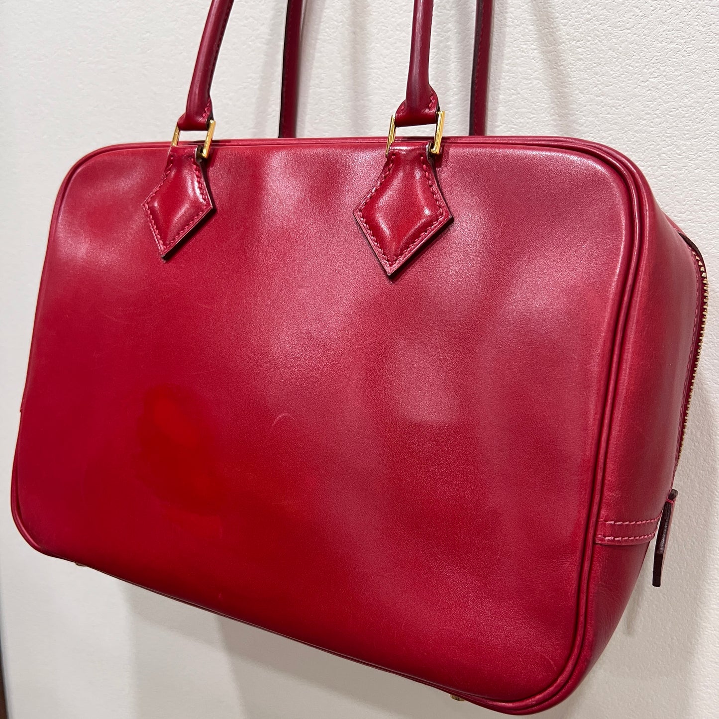 HERMES Plume Leather