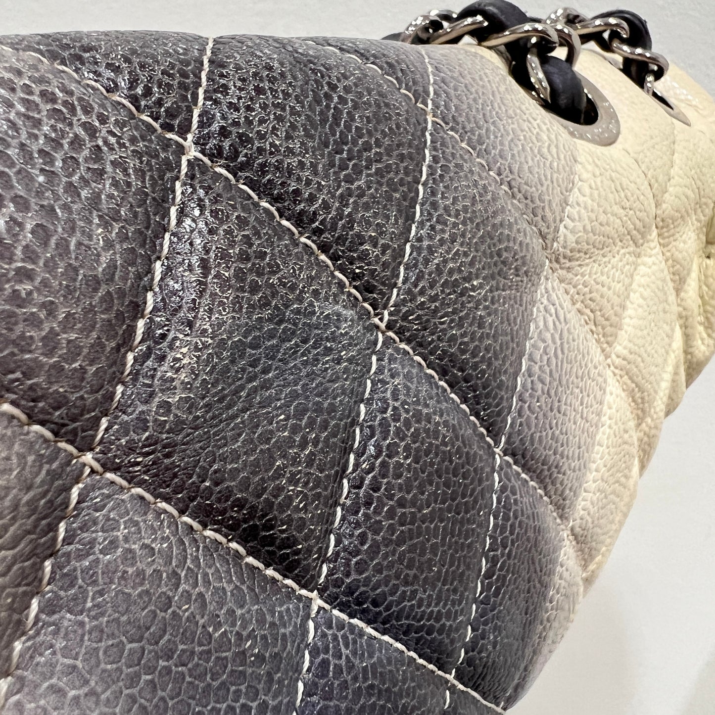 CHANEL Caviar Quilted Ombre Flap Bag