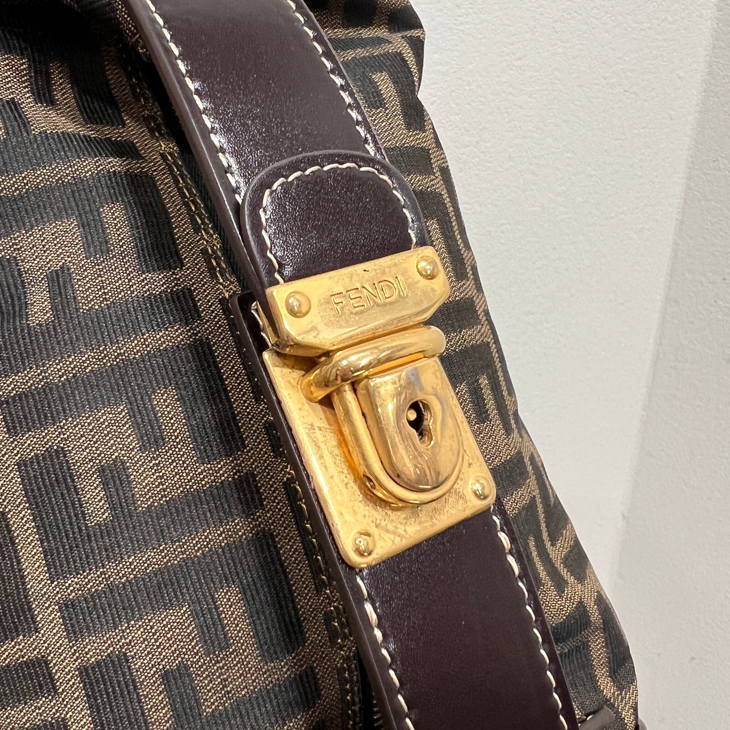 FENDI Zucca Vanity Bag 24cm