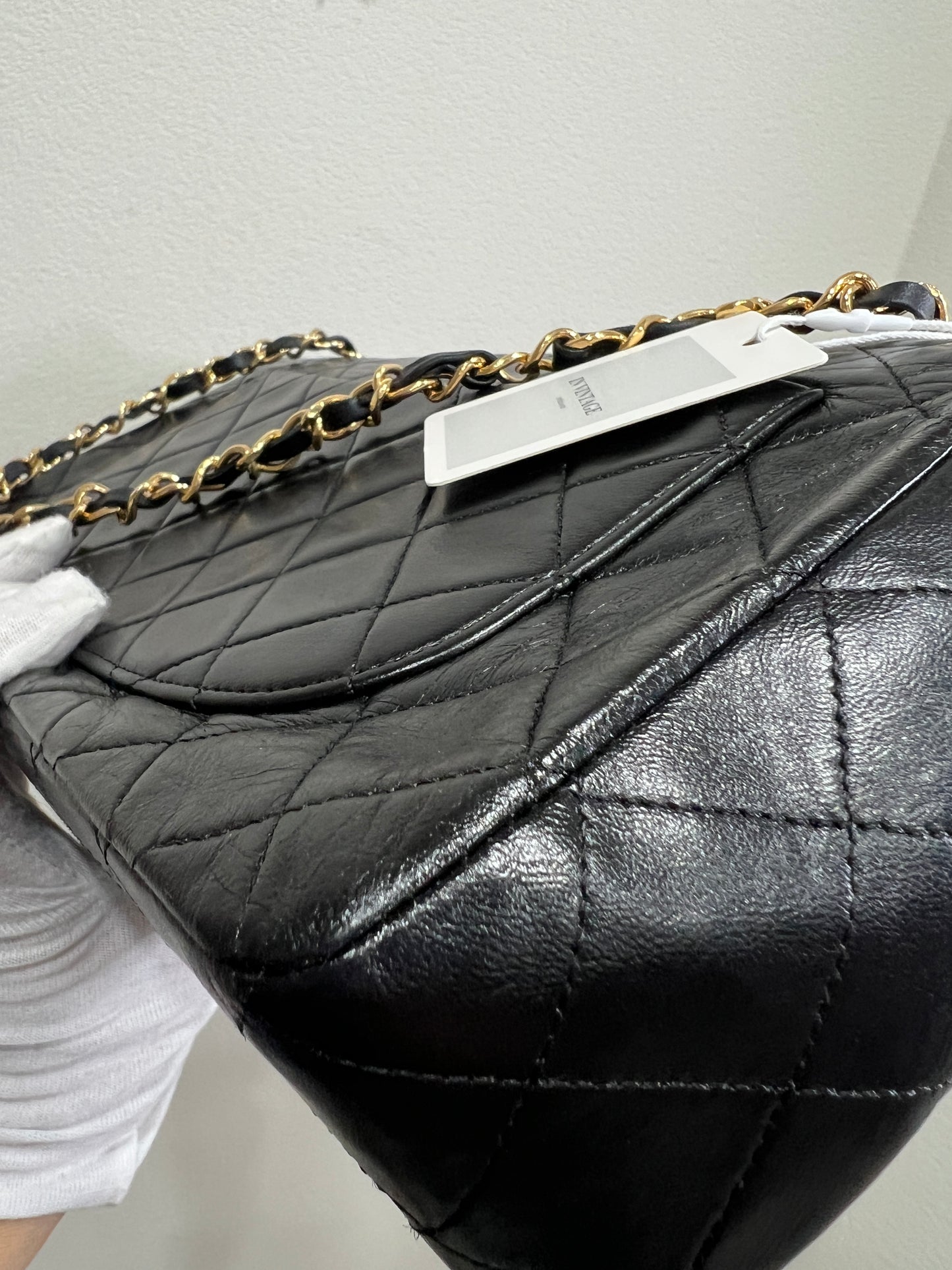 CHANEL Vintage Classic Flap with Wallet 24K gold 27cm