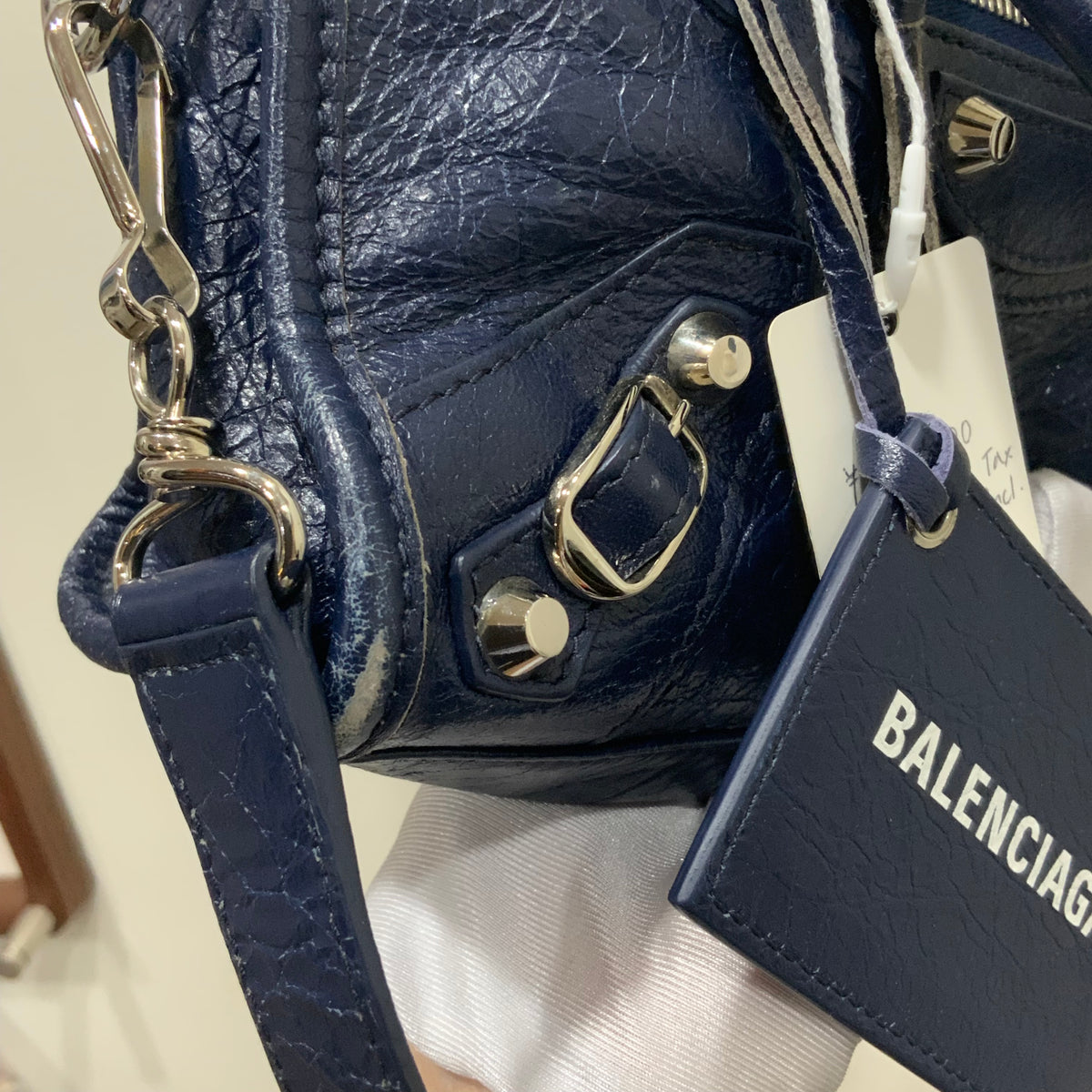 BALENCIAGA City Bag Mini with Long Strap