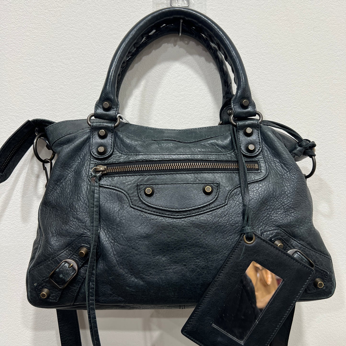 BALENCIAGA Small City Bag with Short Strap and Mirror