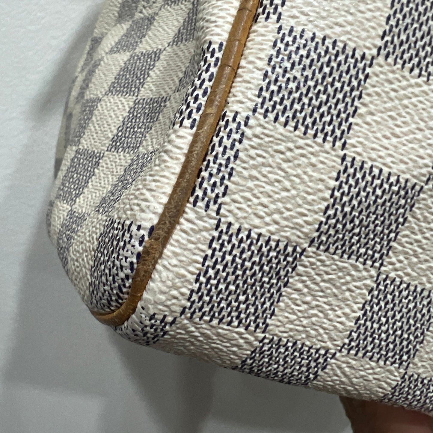 LOUIS VUITTON Speedy White Damier 25 (6530316)