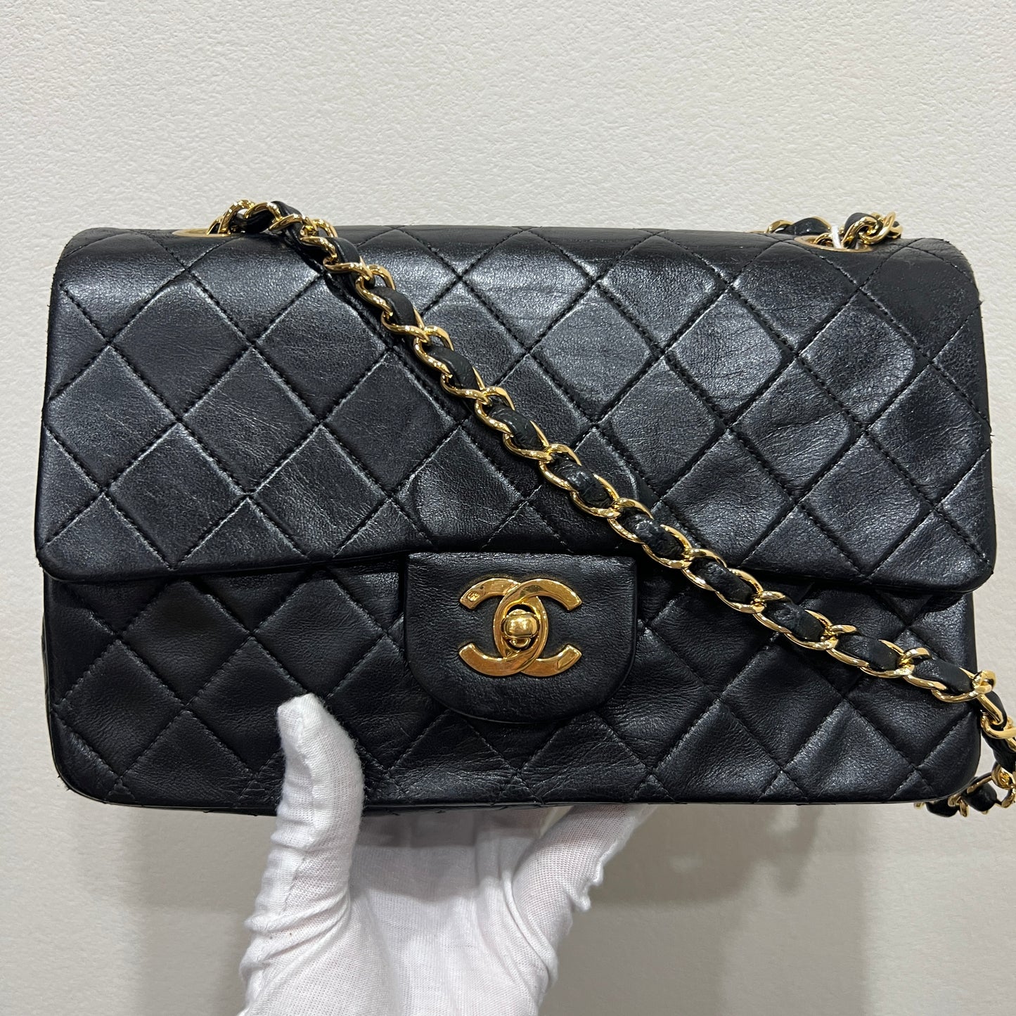 CHANEL Classic Double Flap 24k Gold 23cm