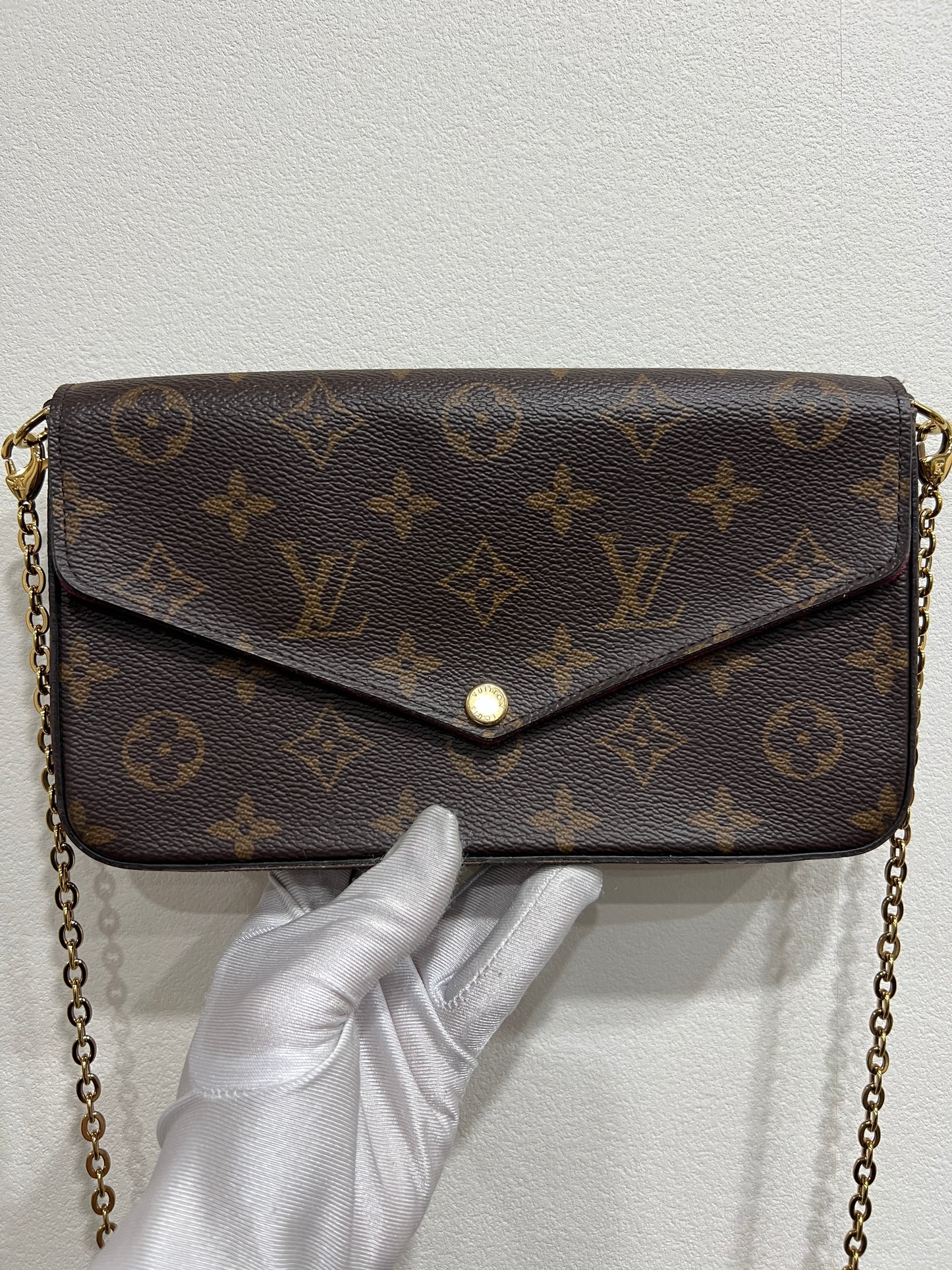 LOUIS VUITTON Felicie Pochette Full set