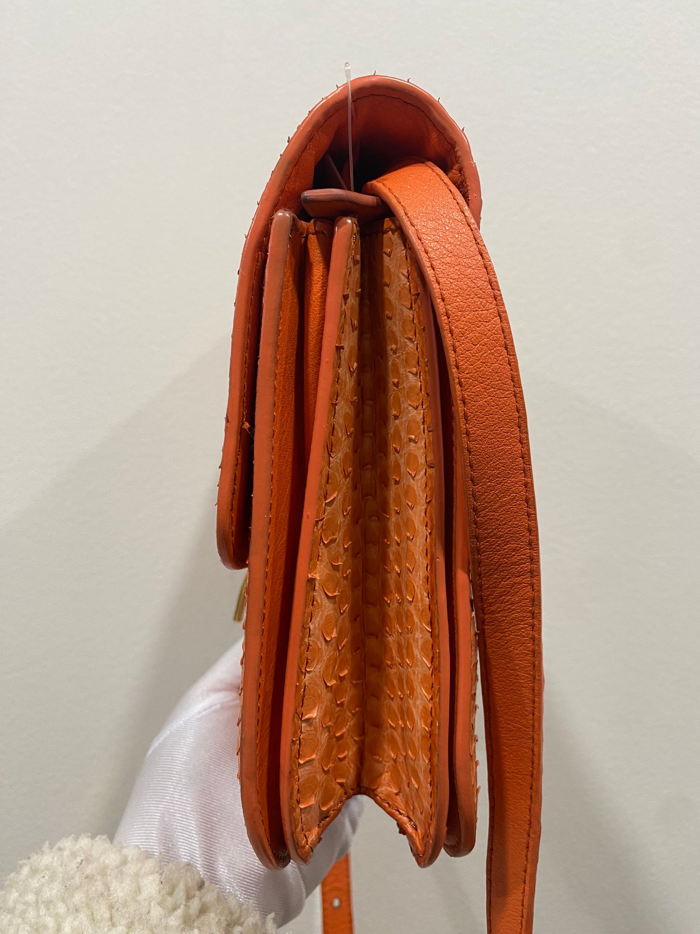 CELINE Phyton Box Shoulder Bag