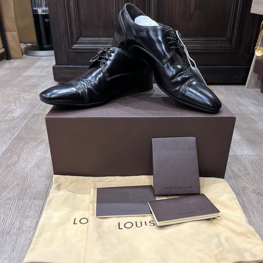 LOUIS VUITTON Men's Leather Shoes Full Complete Set