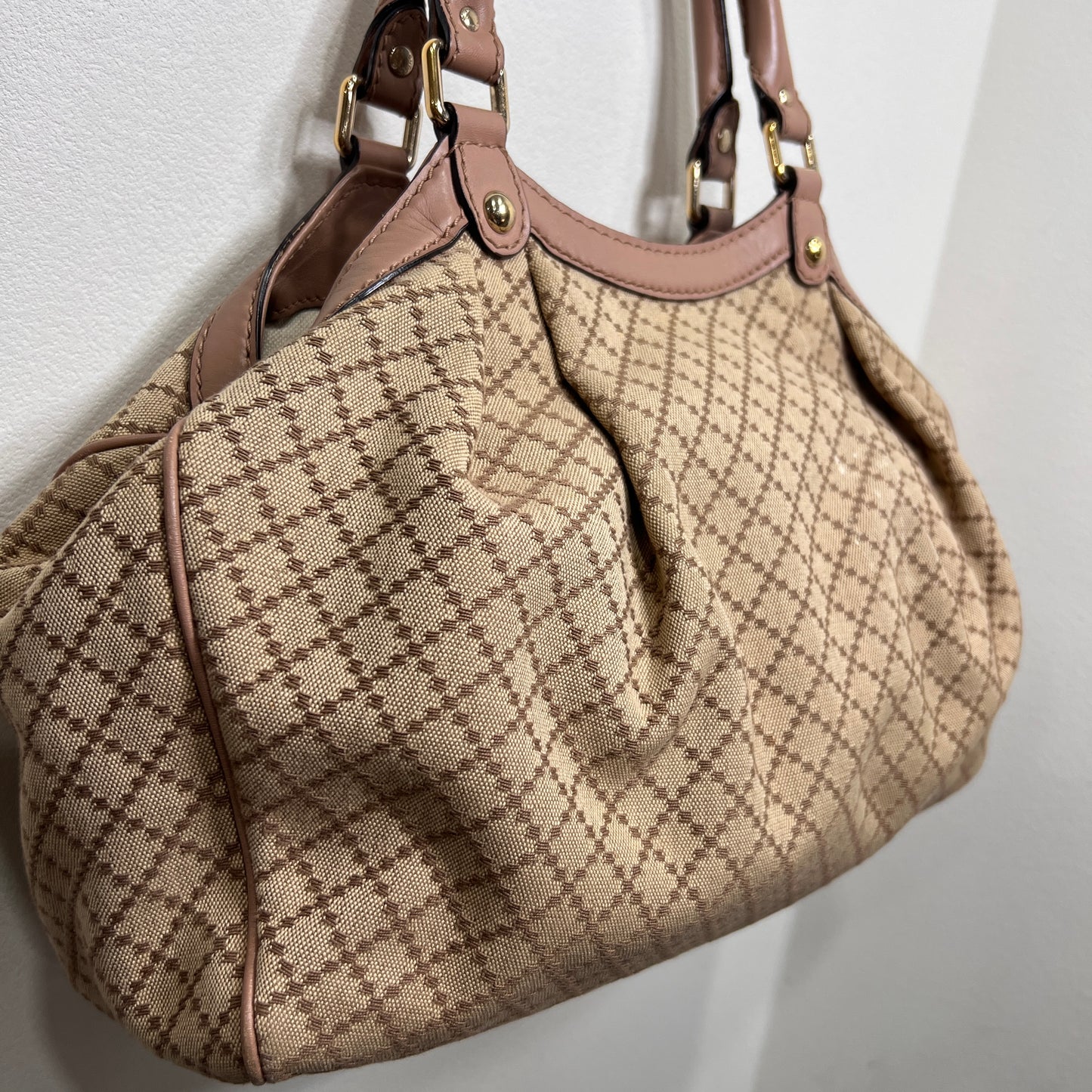 GUCCI Sukey Tote Diamante Canvas