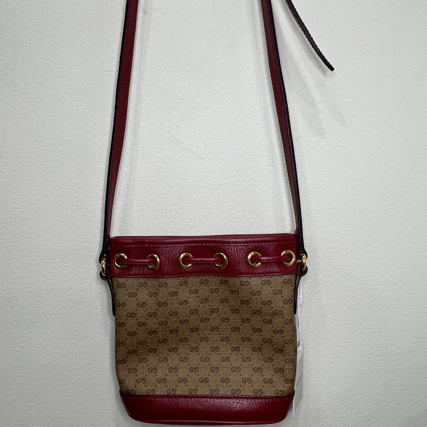 GUCCI X DORAEMON Drawstring Bag