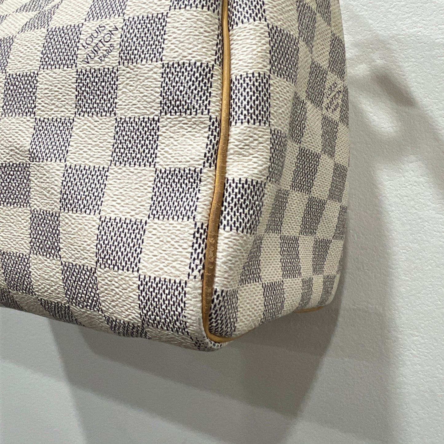 LOUIS VUITTON Speedy White Damier 25 (6530316)