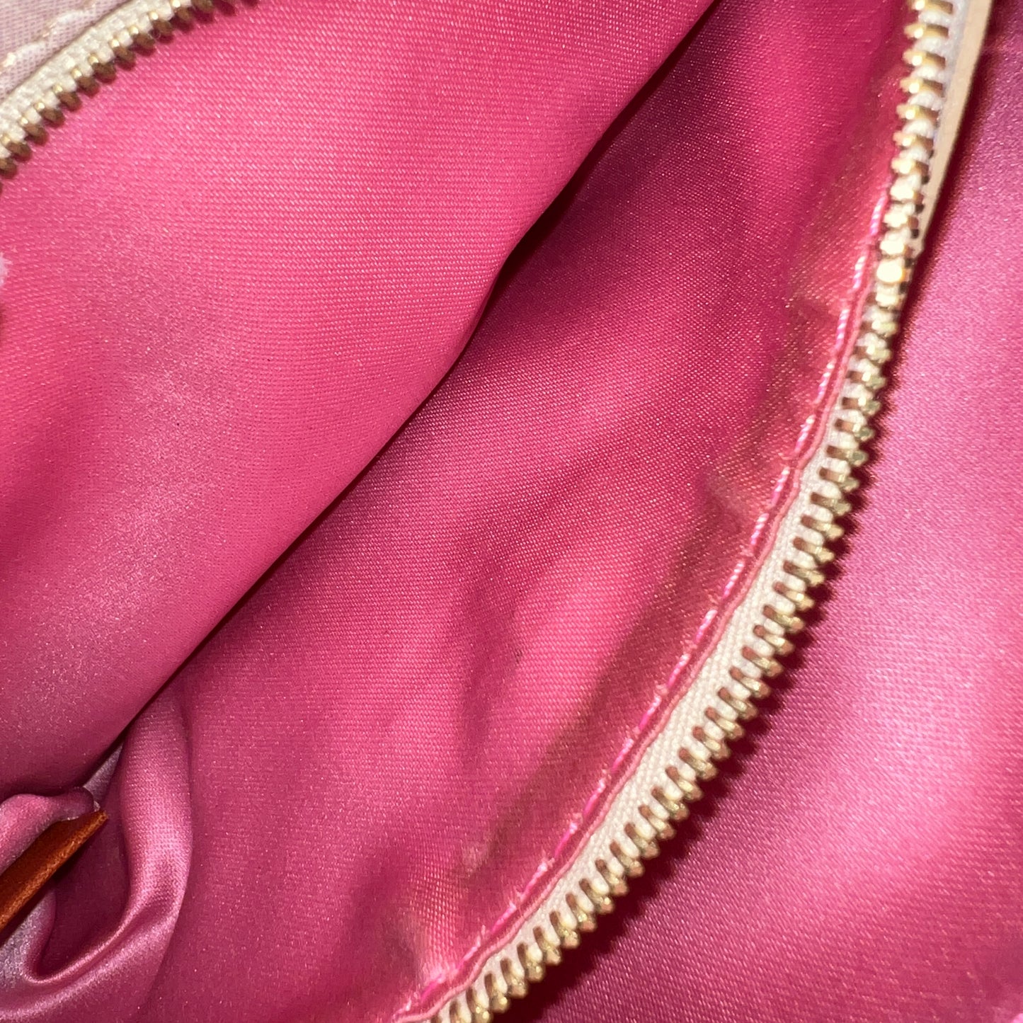 FENDI BAGUETTE Glitter Gray Nappa Leather