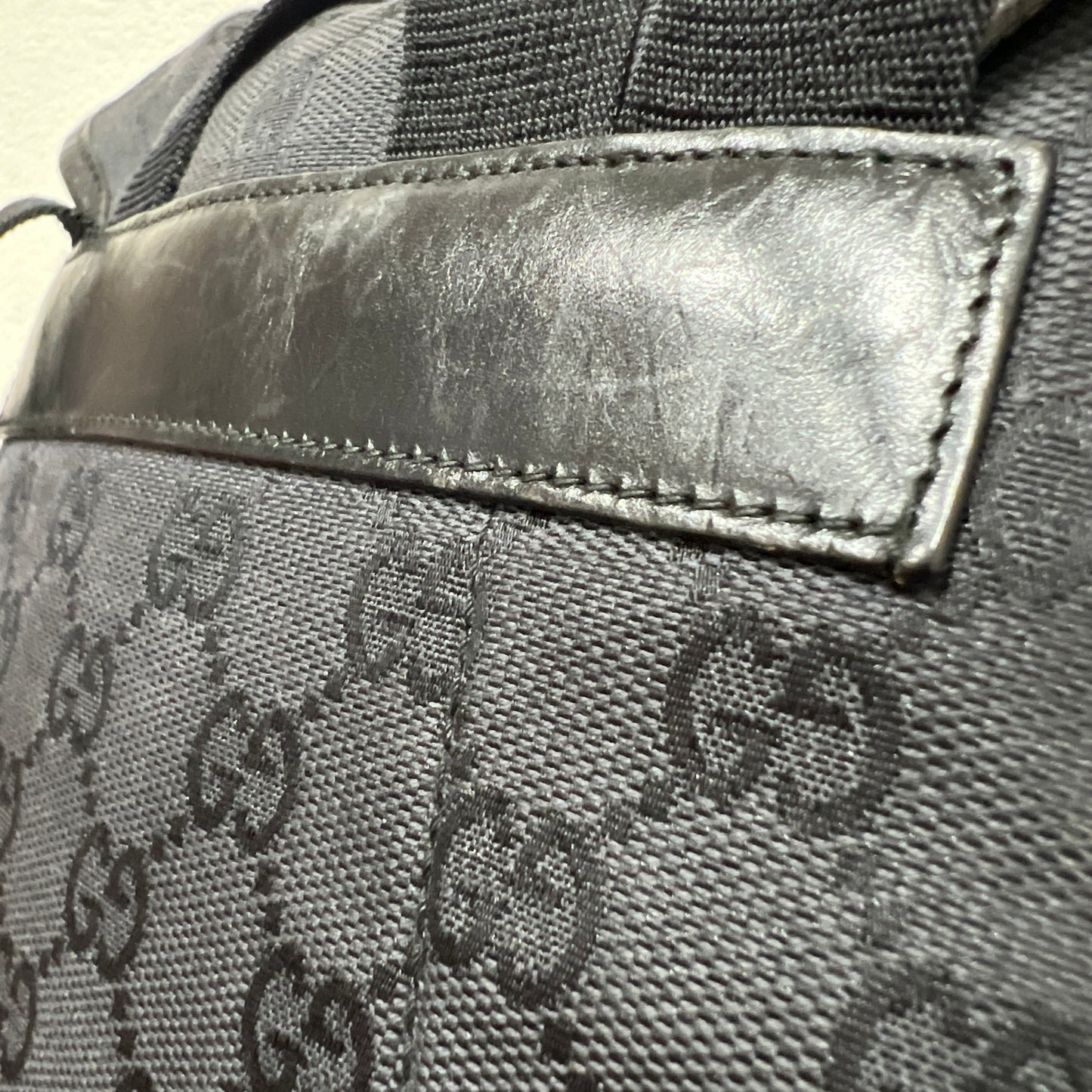 GUCCI Mesh x Fabric Canvas Backpack