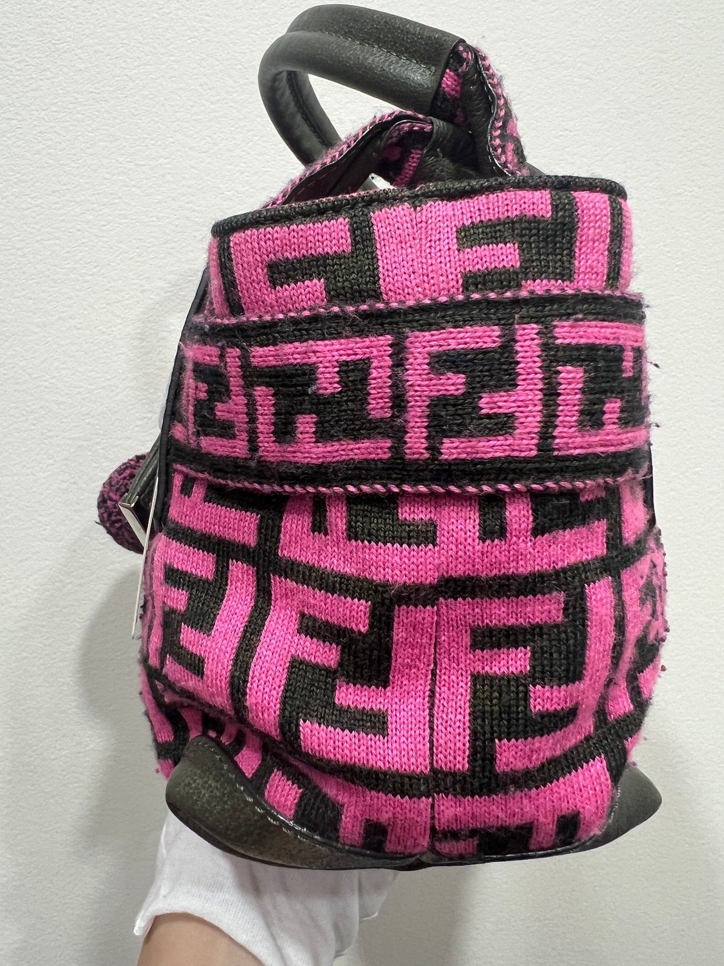 FENDI Zucca Fabric PomPom