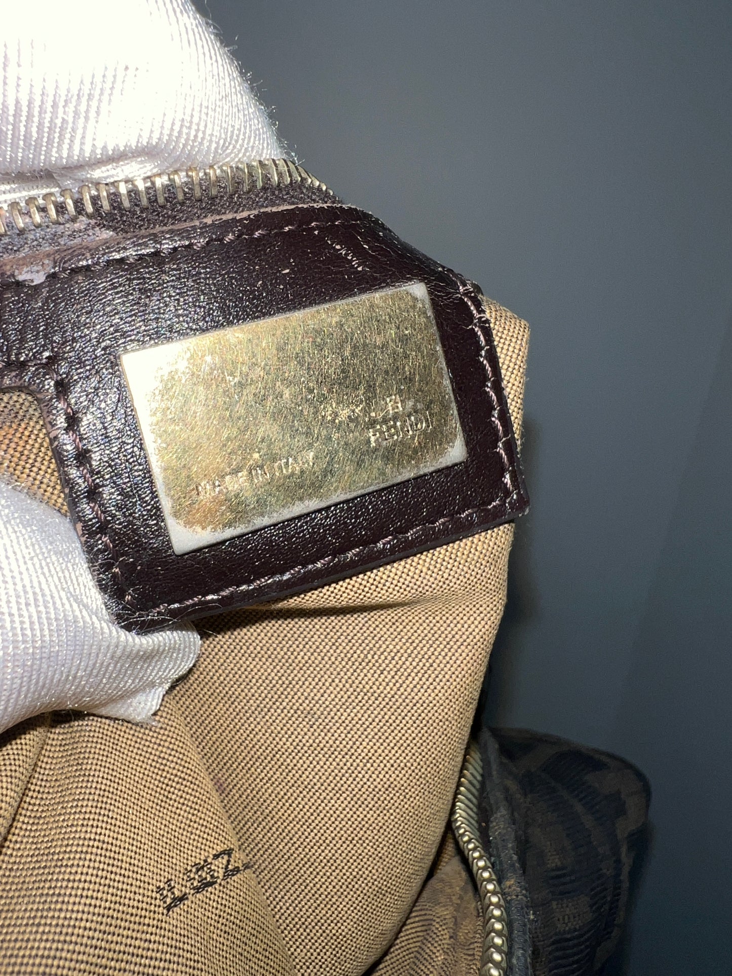 FENDI Croissant Chain Shoulder Bag