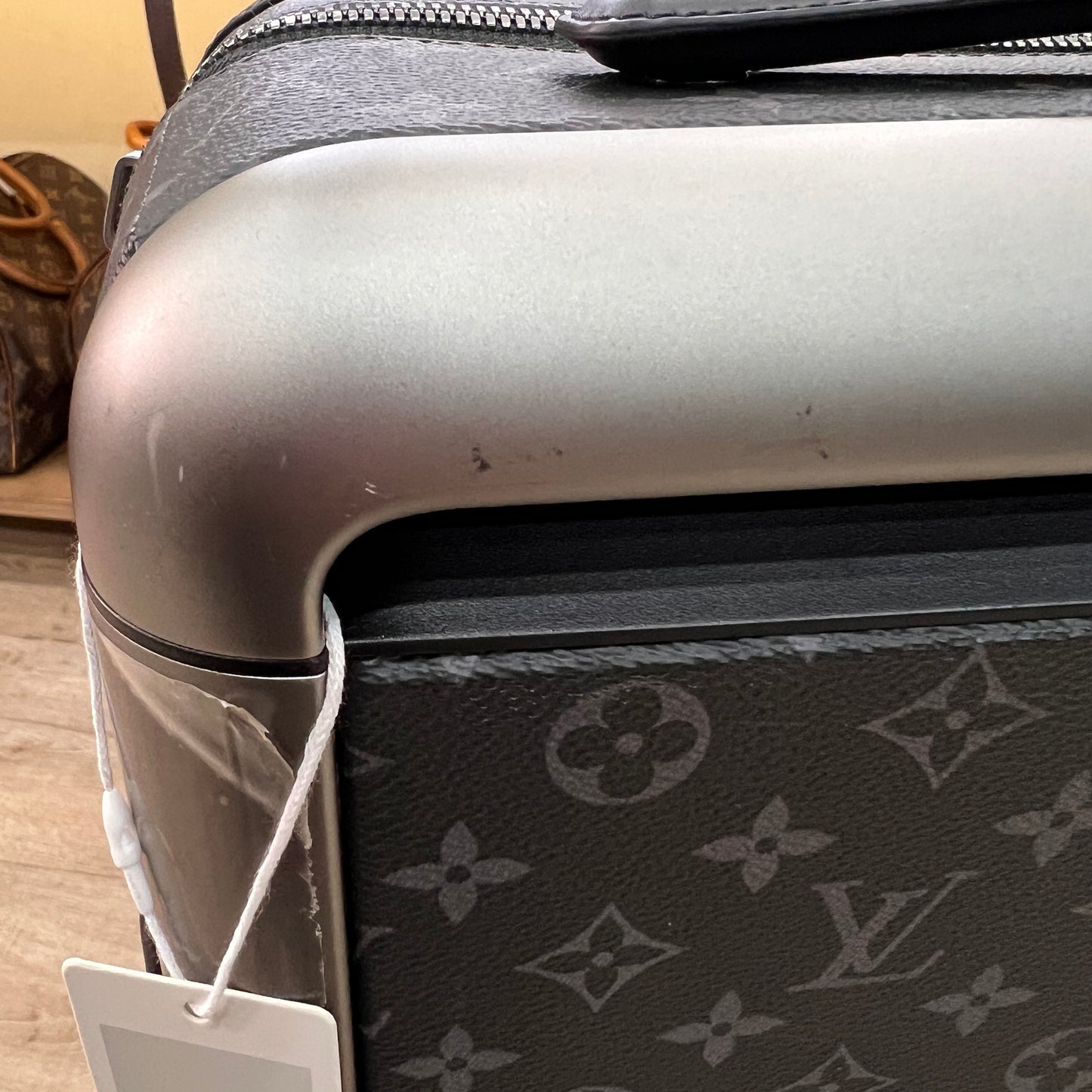 LOUIS VUITTON Horizon Grey Monogram Eclipse 55cm Suitcase