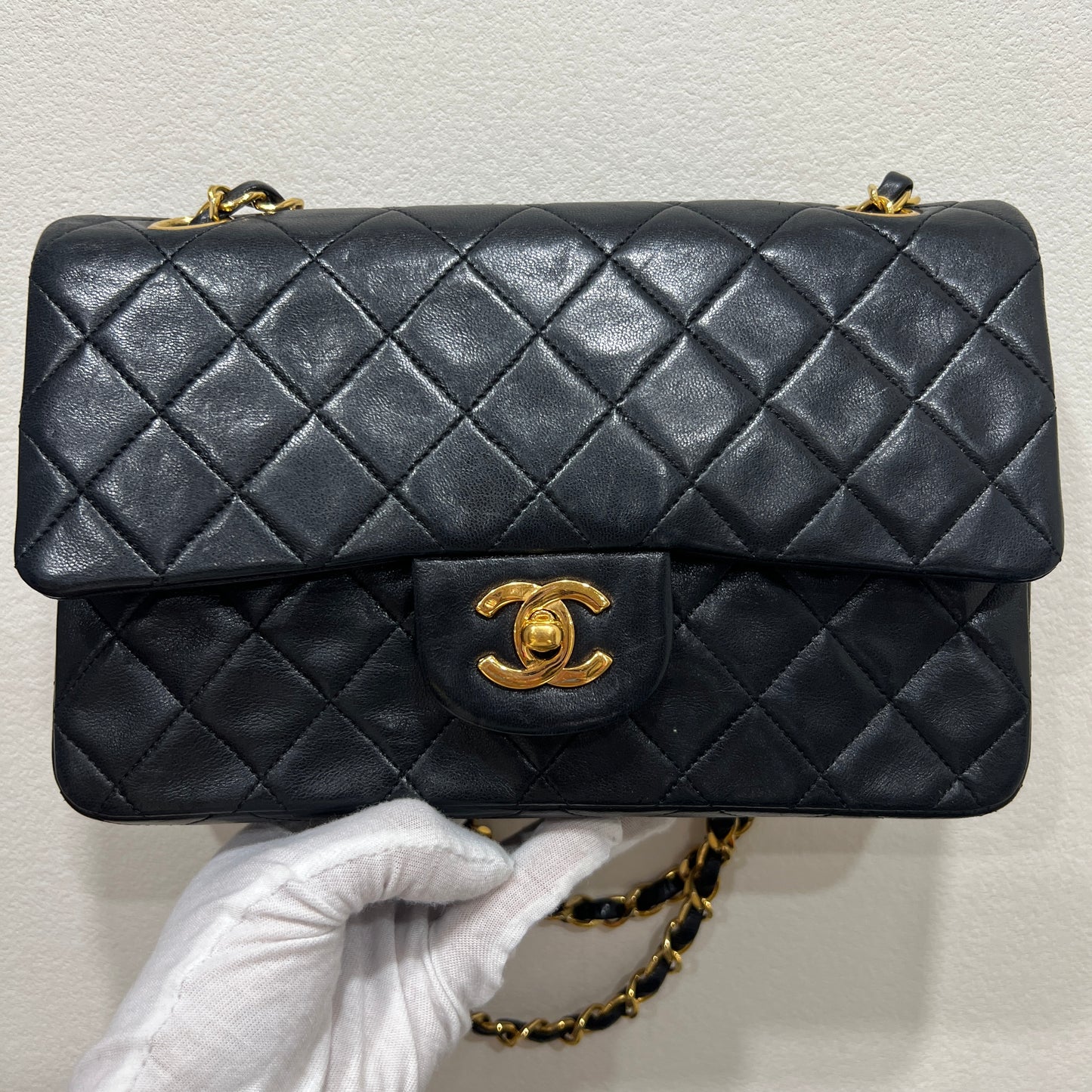 CHANEL Classic Double Flap 24k Gold 23cm