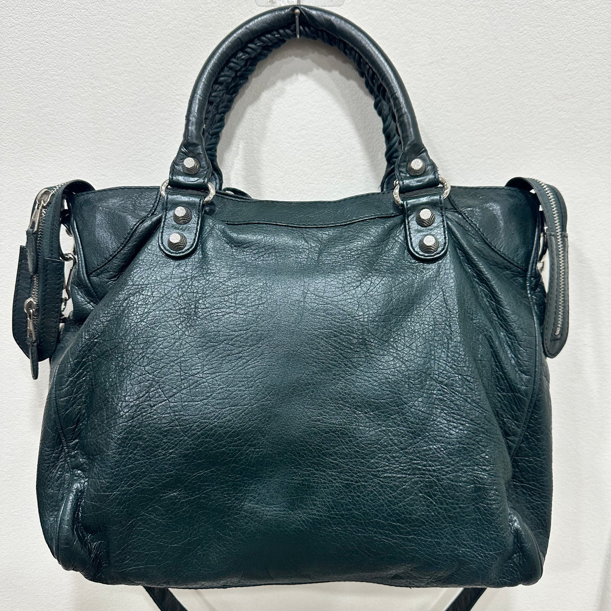 BALENCIAGA  Green City Bag Long Strap
