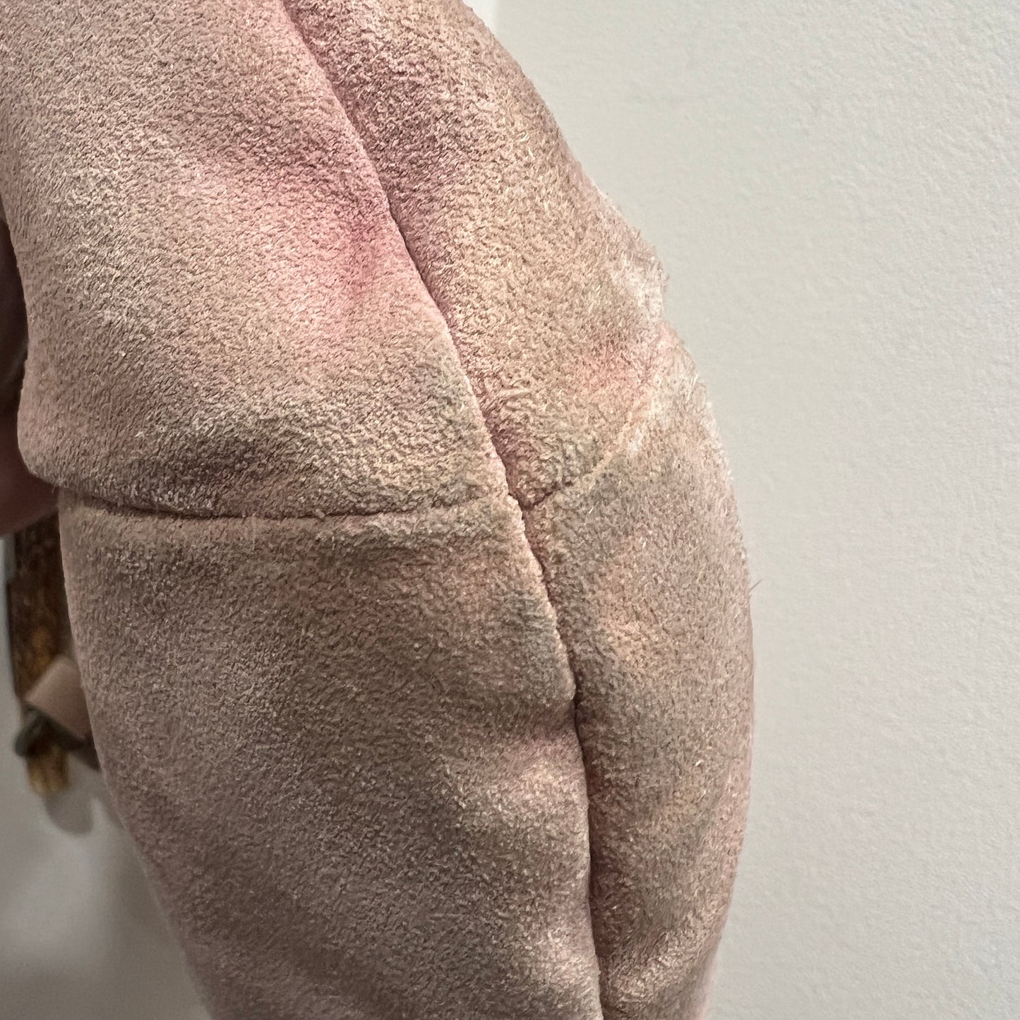 YSL Mombasa Pink Suede Leather