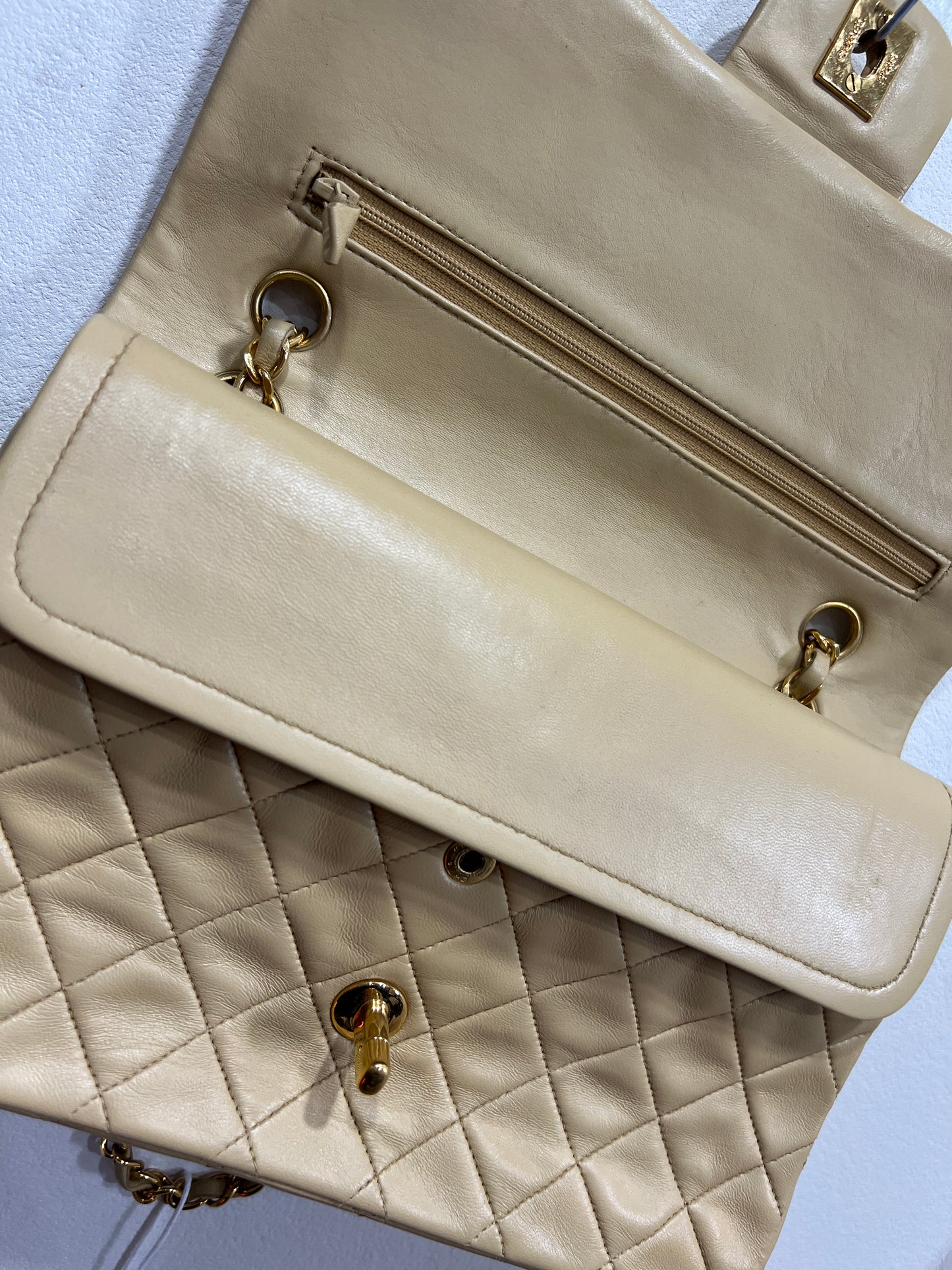 CHANEL Double Flap Beige 1992‘s