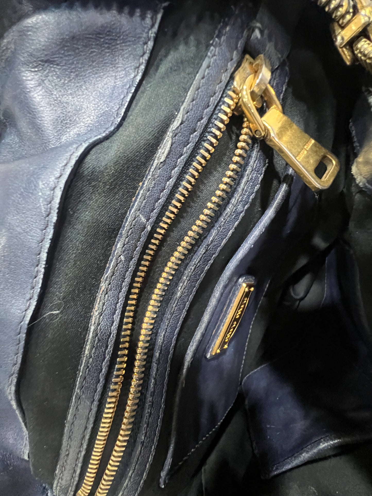 MIU MIU Matelasse Leather Handbag/Crossbody