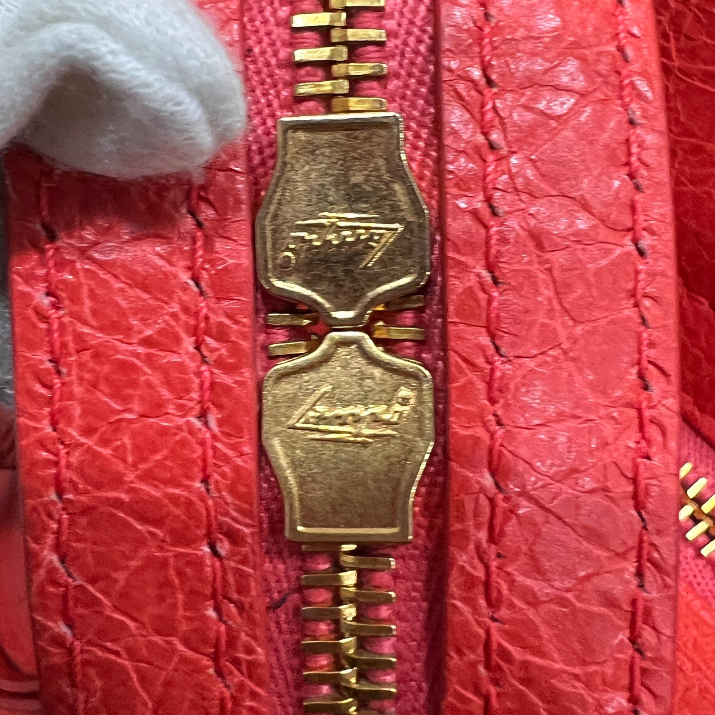 BALENCIAGA City Bag Red Orange Medium