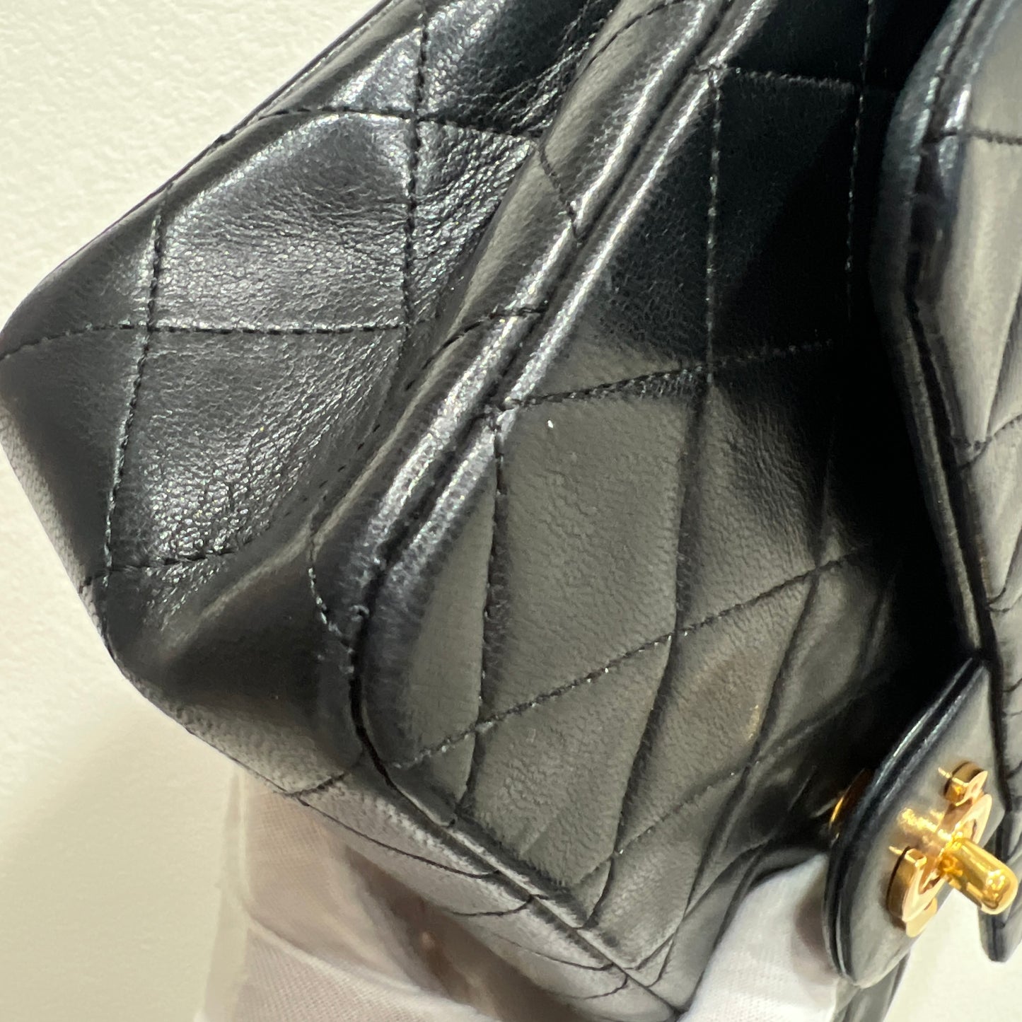 CHANEL Classic Double Flap 24k Gold 23cm