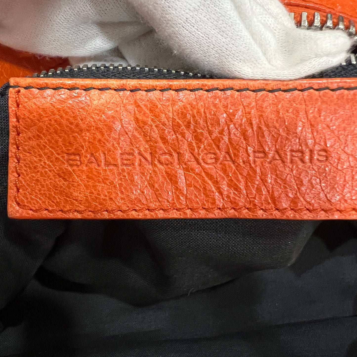 BALENCIAGA City Bag Orange Giant Hardware