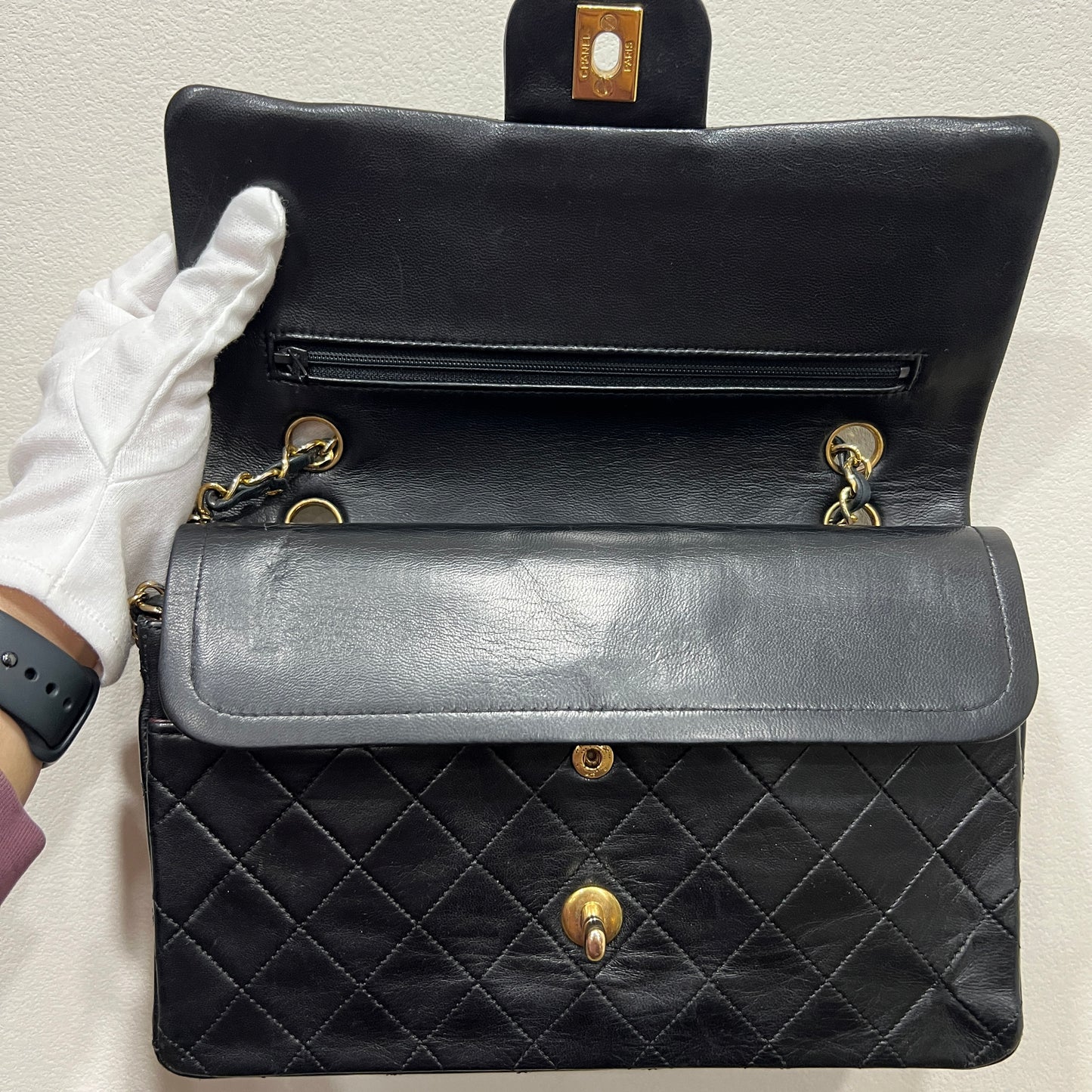 CHANEL DOUBLE FLAP 24K GOLD