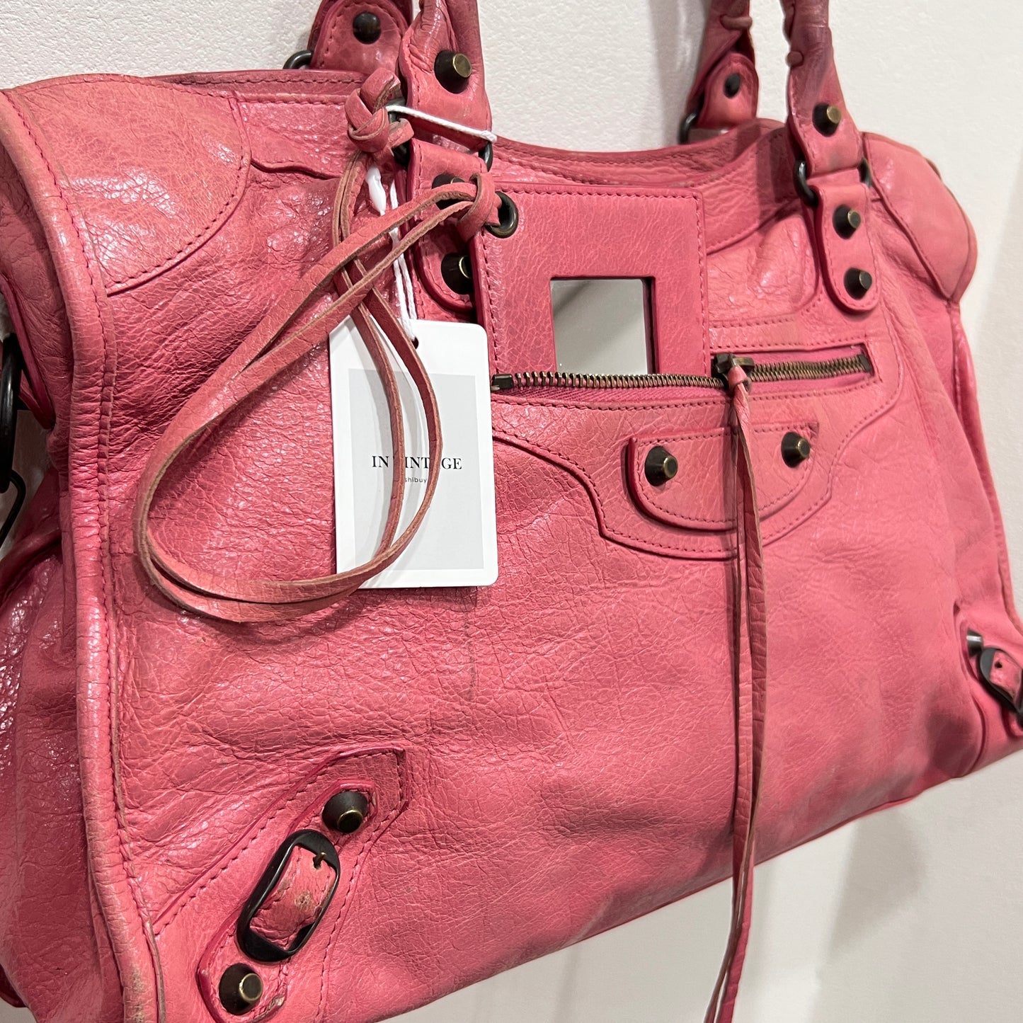BALENCIAGA Pink City Bag