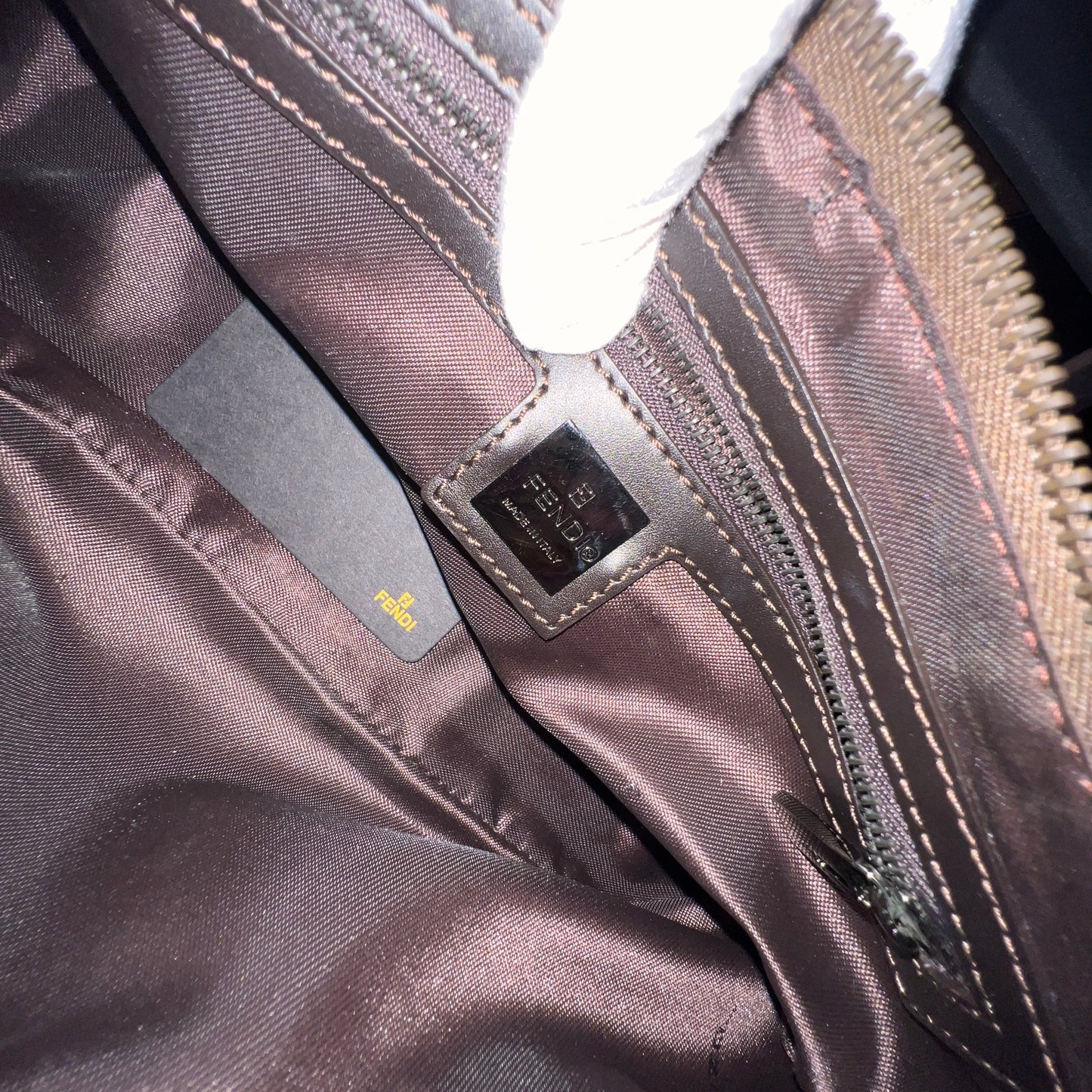 FENDI Zucchino Handbag