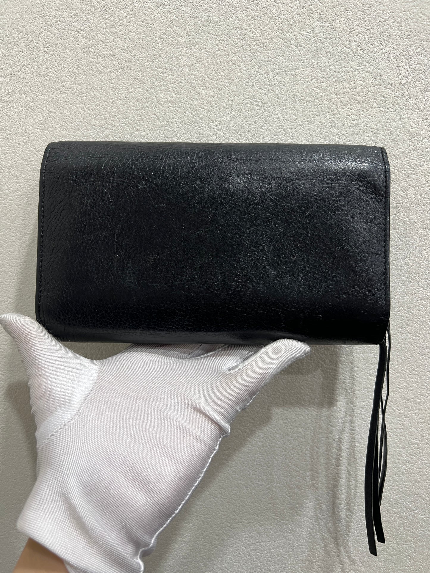 BALENCIAGA Leather Long Wallet