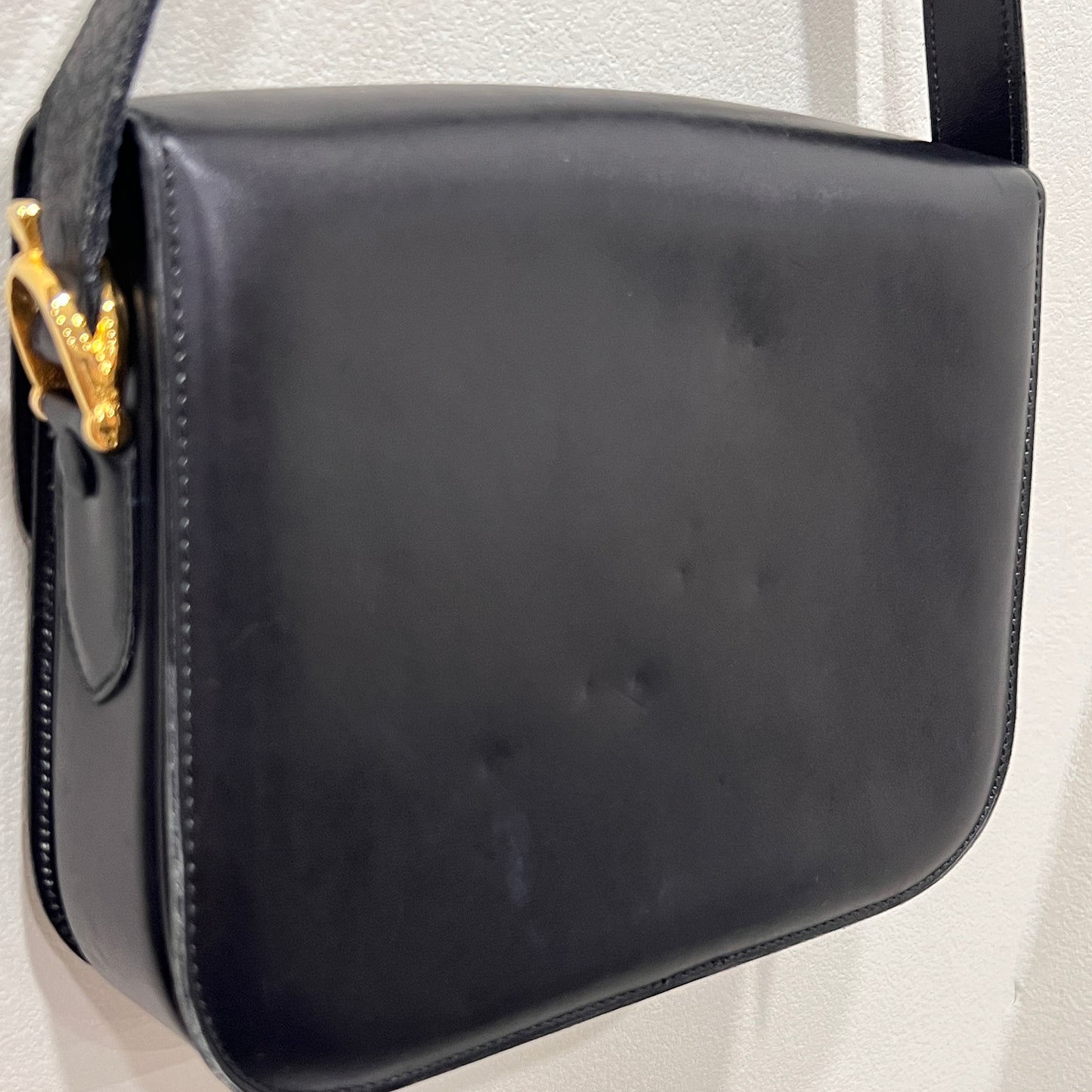 CELINE Vintage Horse Carriage Shoulder Bag