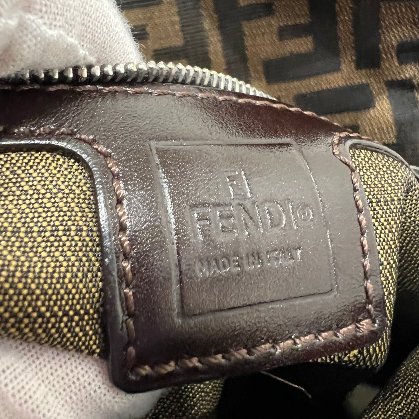 FENDI Baguette Silver Hardware