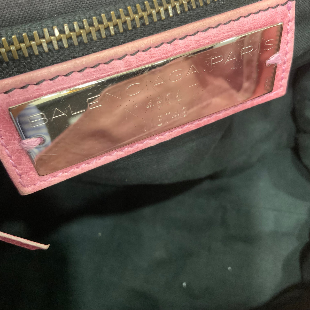 BALENCIAGA Pink City Bag Medium