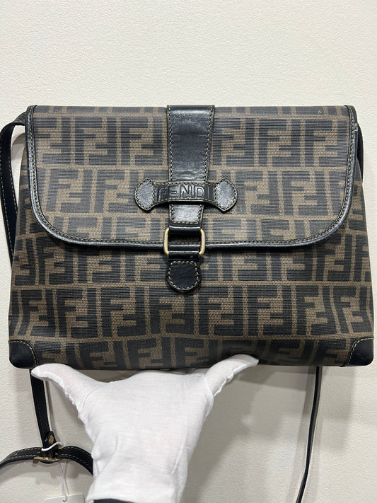 FENDI Vintage PVC Shoulder Bag