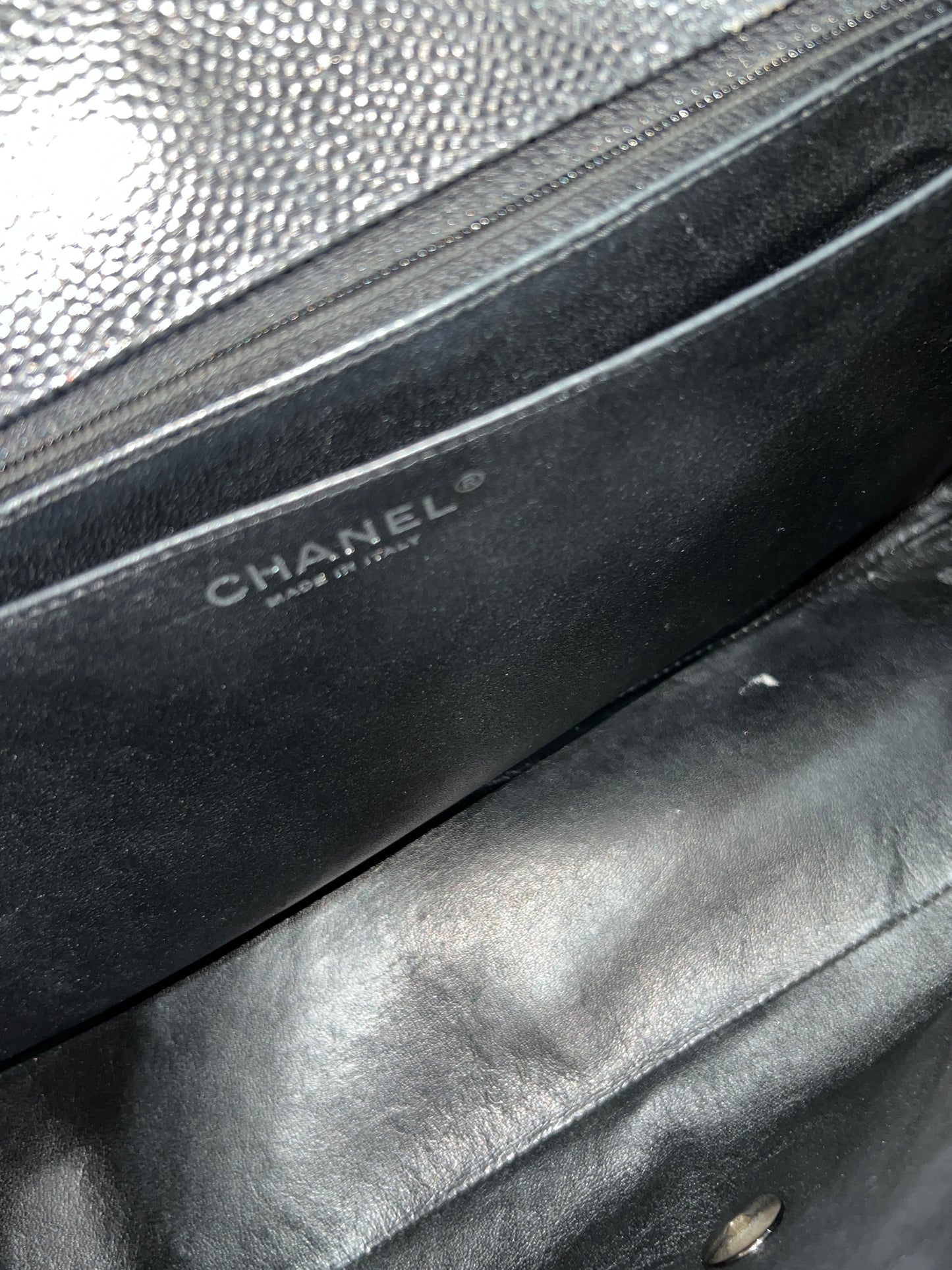 CHANEL Classic Flap Maxi Caviar Leather