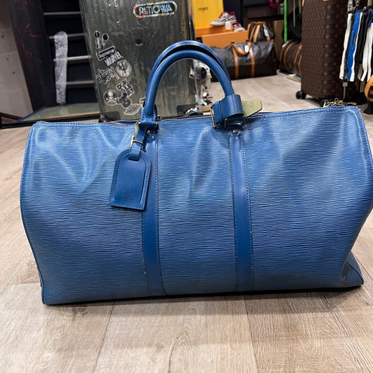 LOUIS VUITTON Keepall Epi Lether 50cm