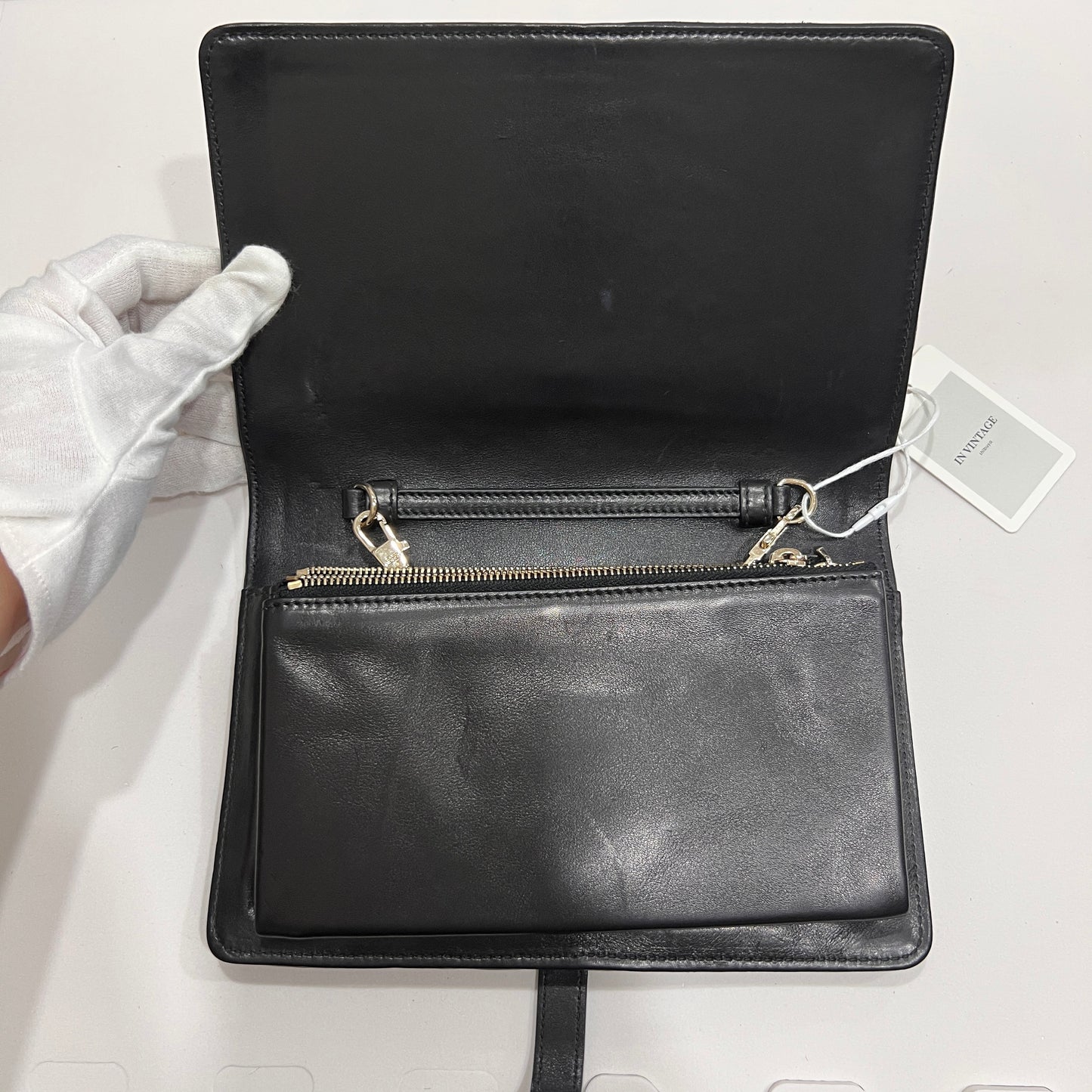 GUCCI Zebra Print Calf Hair Broadway Evening Bag