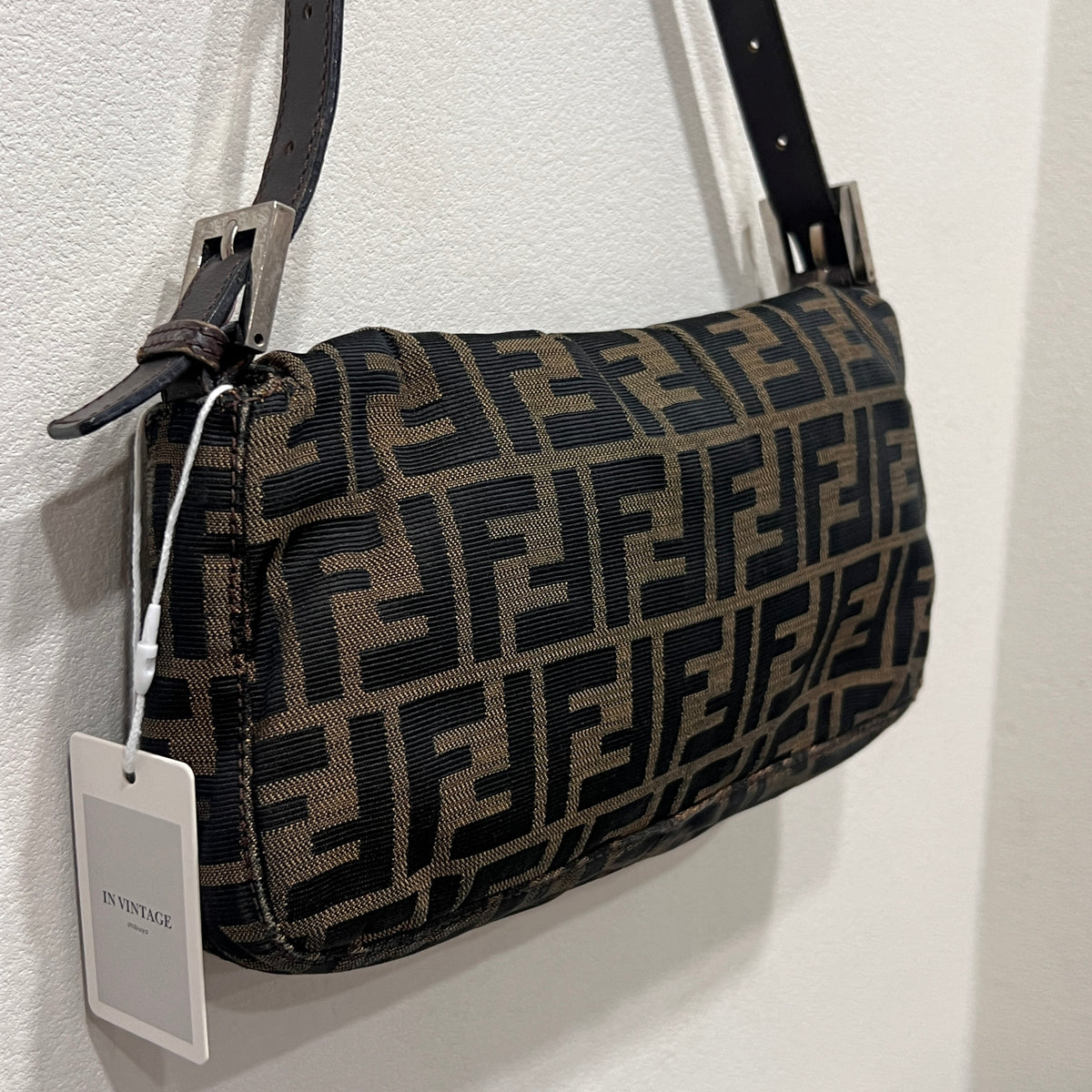 Fendi Baguette Zucca Canvas