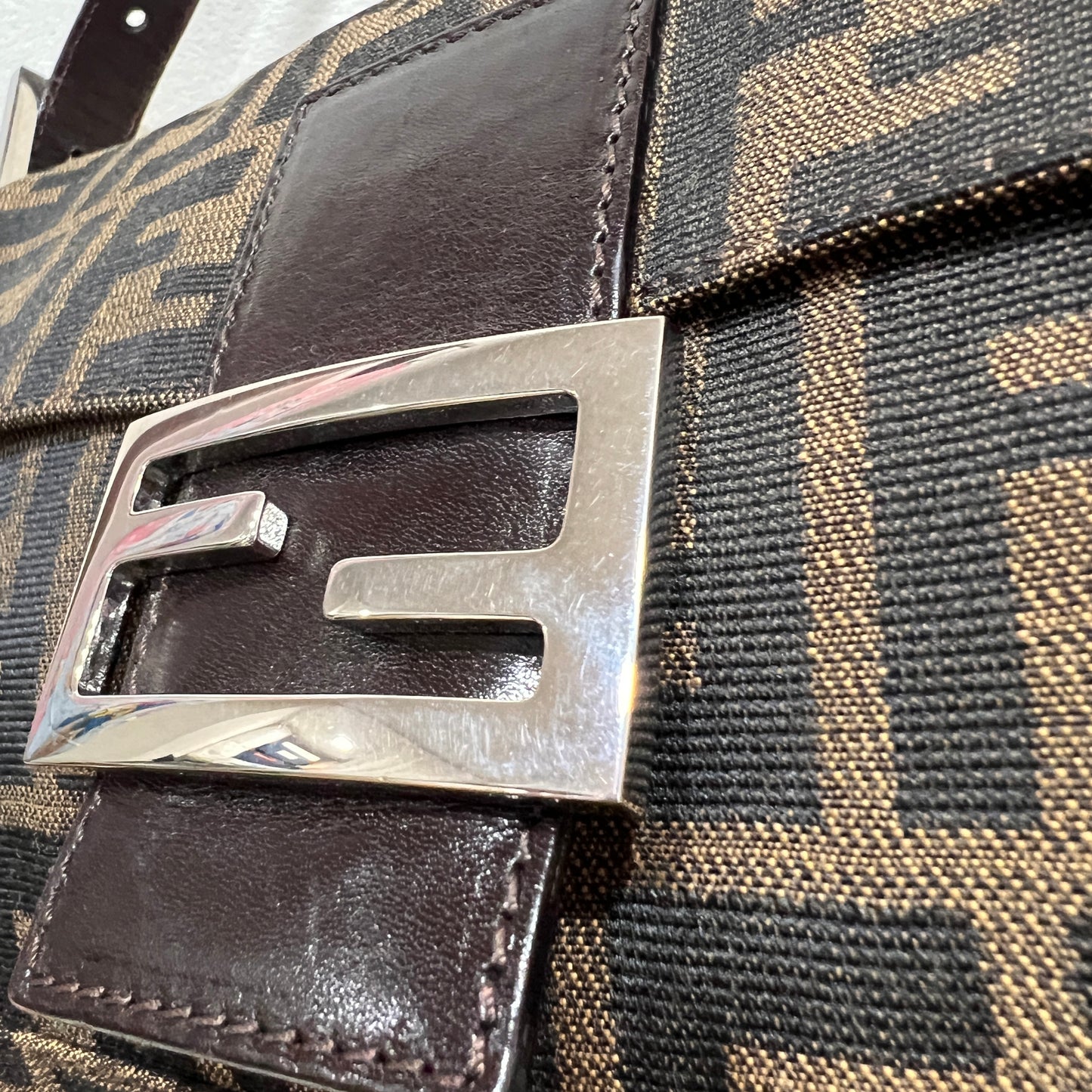 FENDI Baguette Silver Hardware