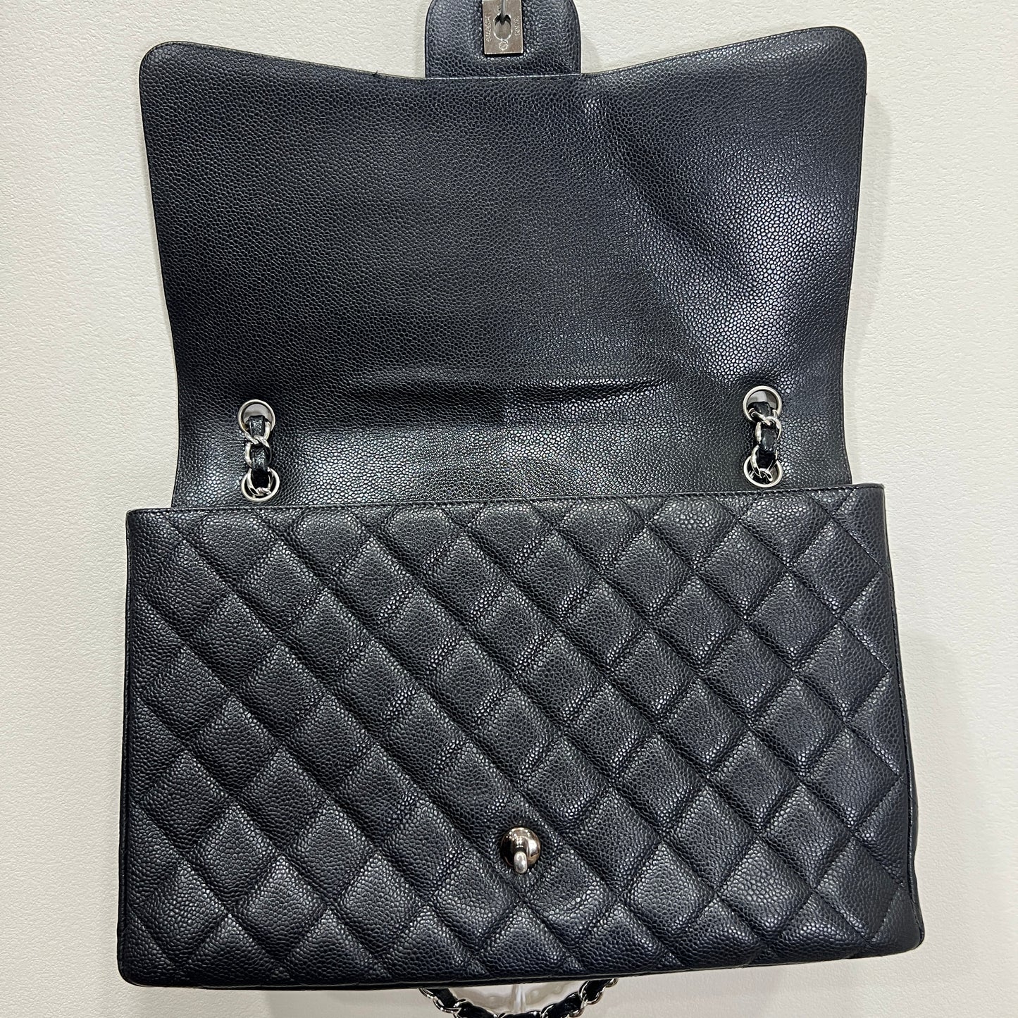 CHANEL Classic Flap Maxi Caviar Leather