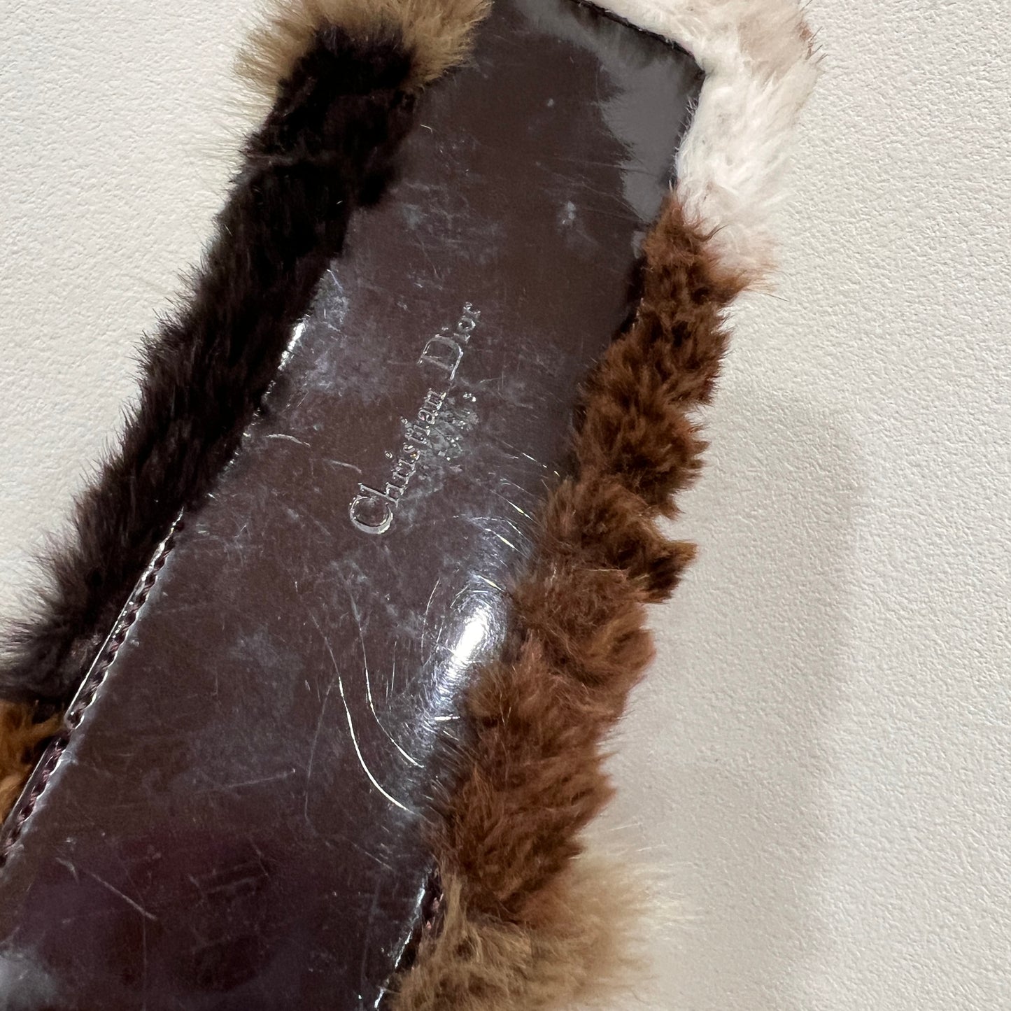 DIOR Fur Handbag Small