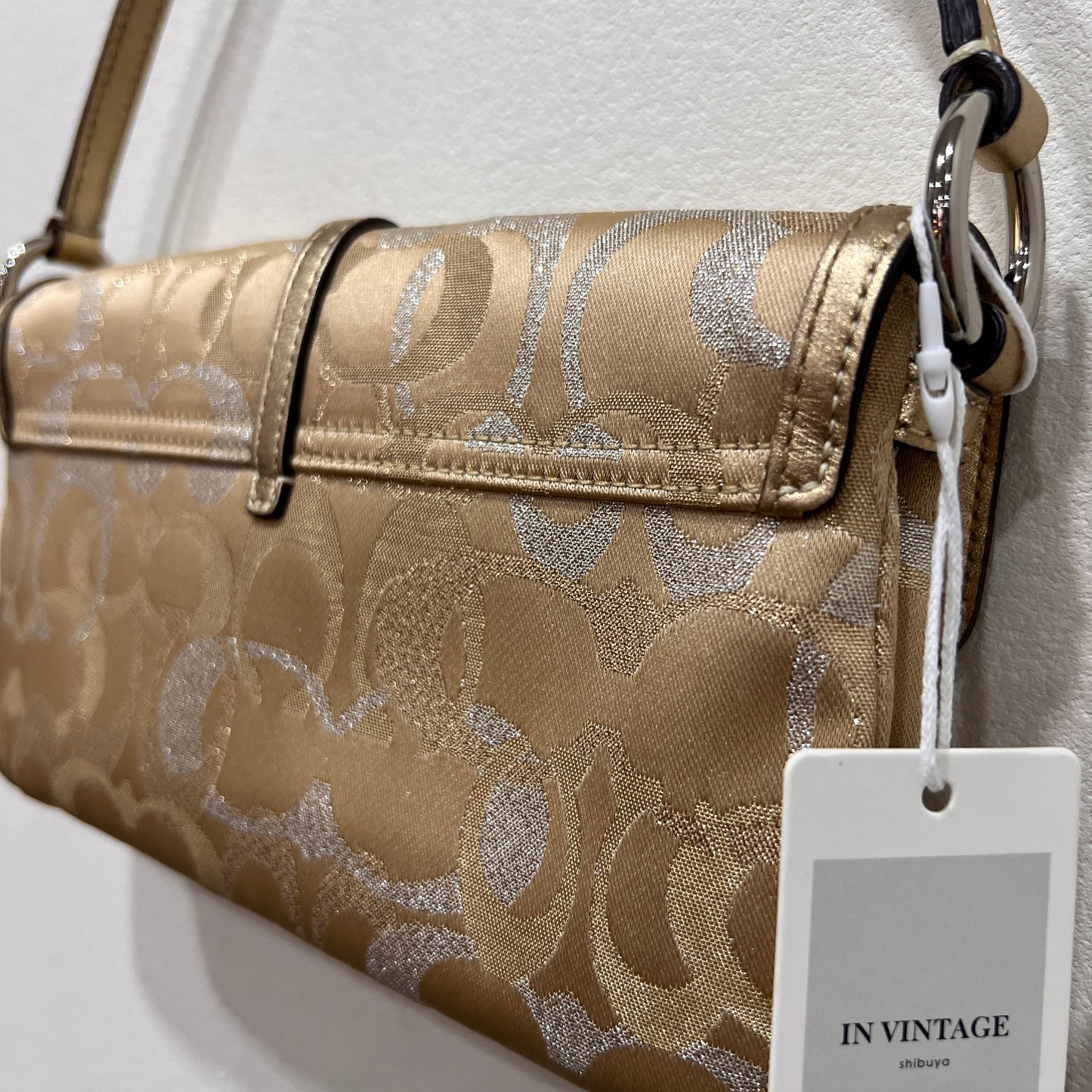COACH Optic Signature Hook Demi Pouch Bag