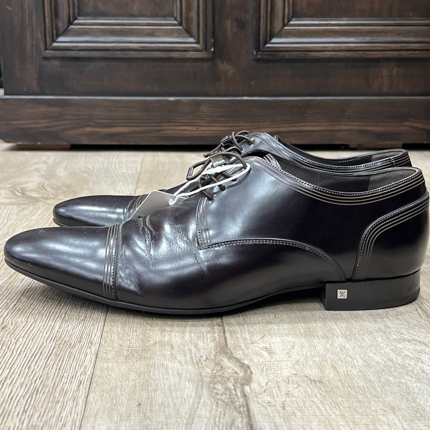 LOUIS VUITTON Men's Leather Shoes Full Complete Set