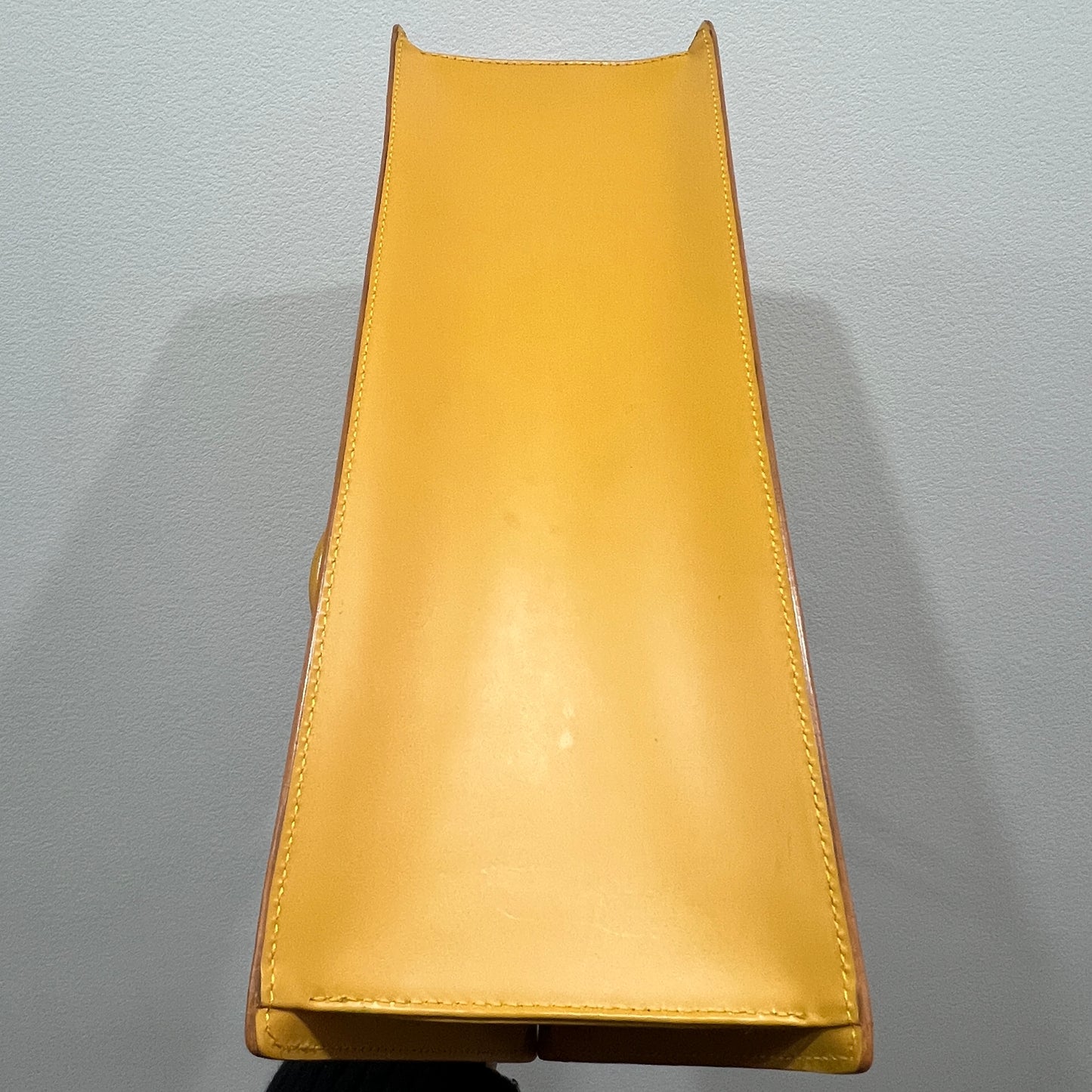 LOUIS VUITTON Triangular Sac Epi Leather Bag