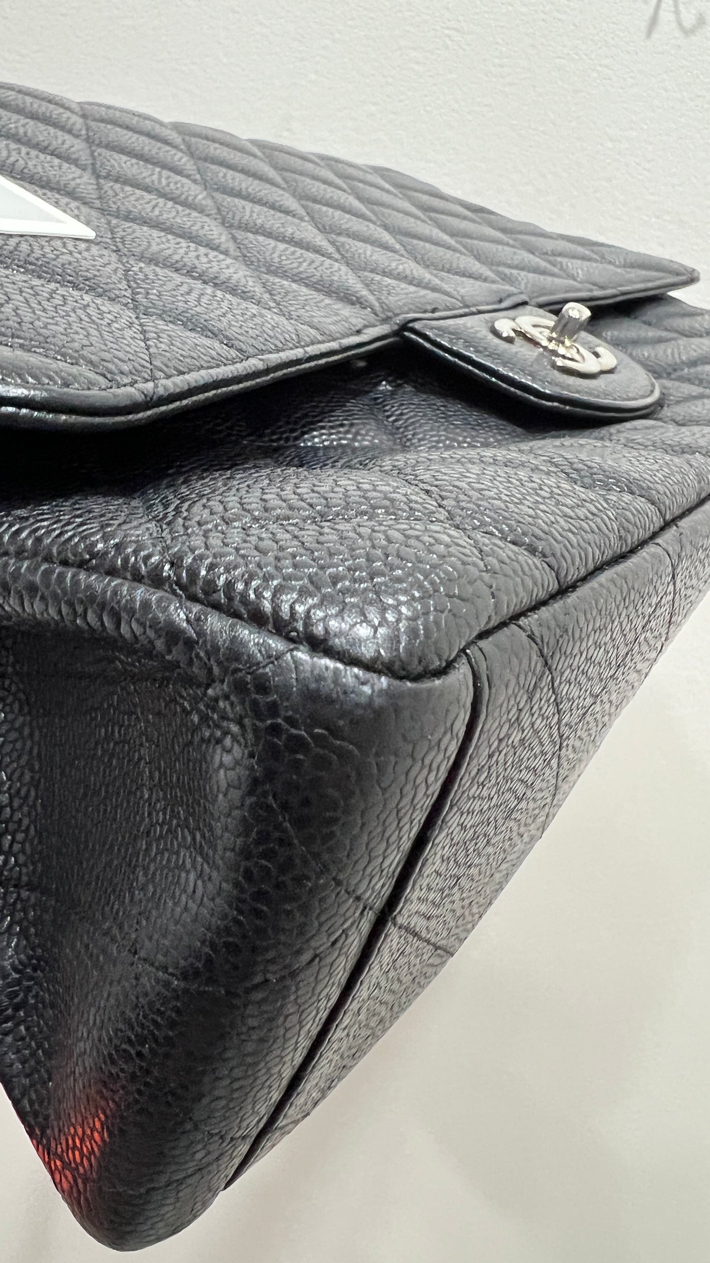 CHANEL Classic Flap Maxi Caviar Leather