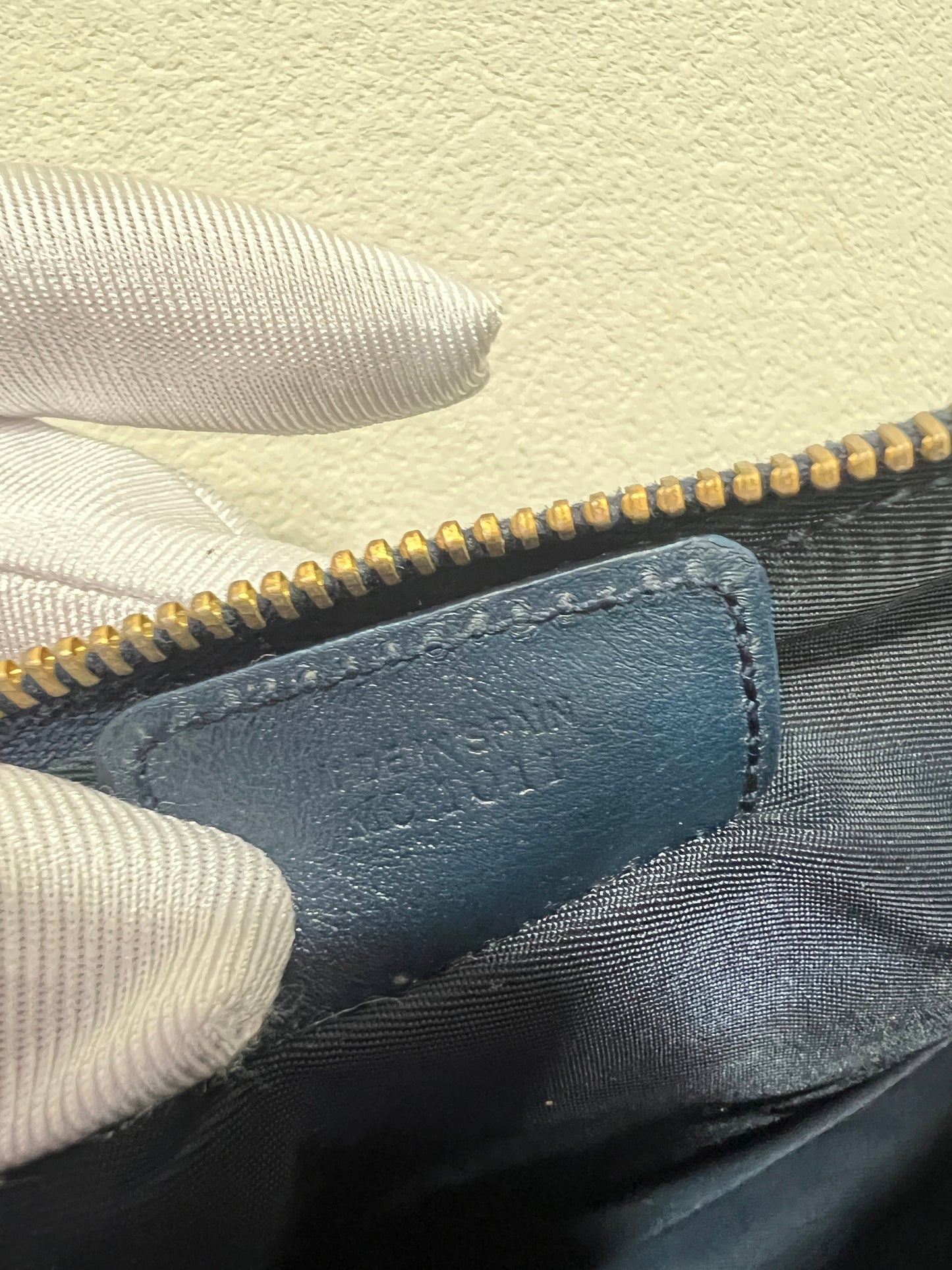 DIOR Saddle Bag Navy Blue