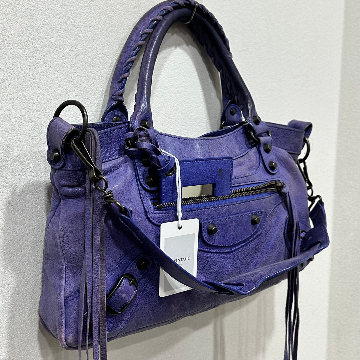 BALENCIAGA The First Bag Purple